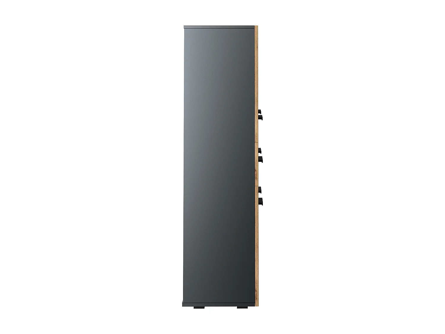Malika | Meuble de salle de bain avec 4 portes 1 tiroir en chêne anthracite