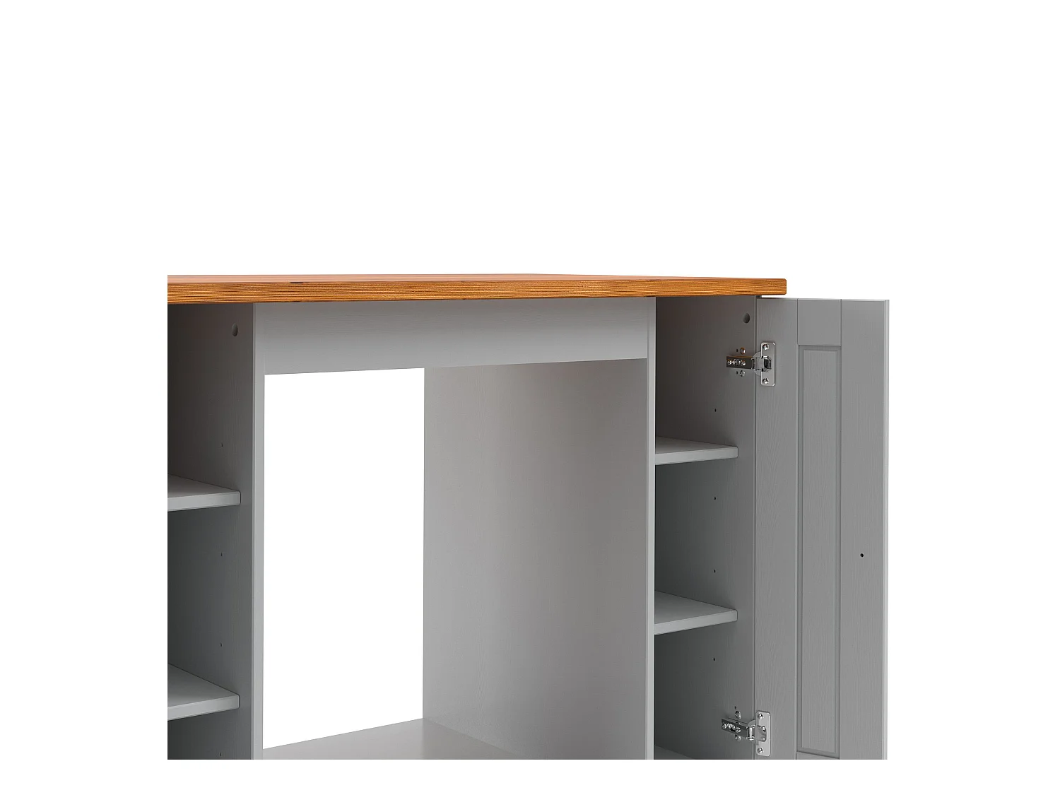 Alby II | Meuble four avec 2 portes en gris sapin
