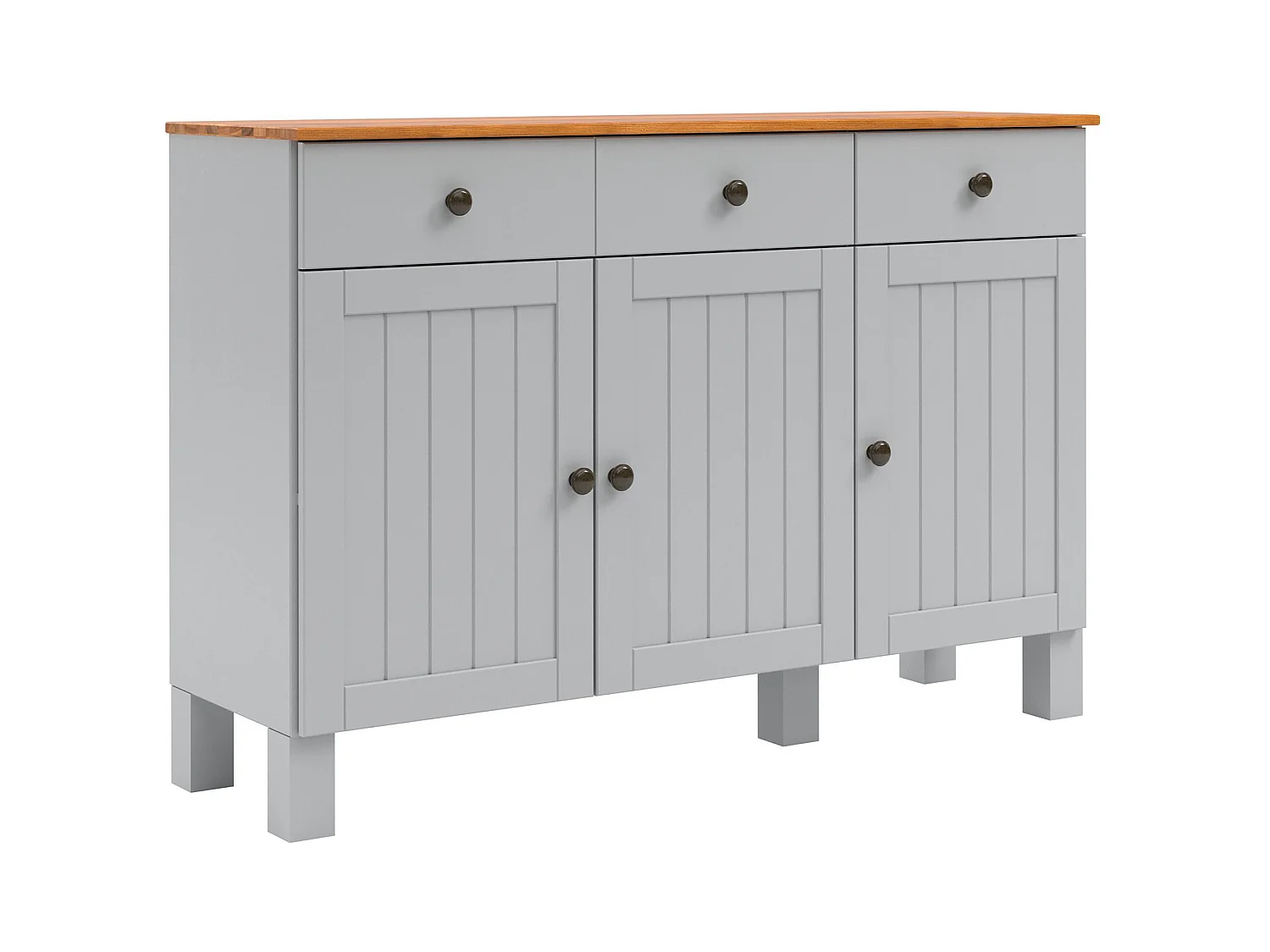 Alby II | Buffet avec 3 portes et 3 tiroirs en pin