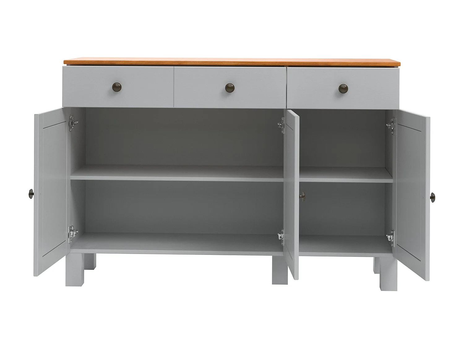 Alby II | Buffet avec 3 portes et 3 tiroirs en pin