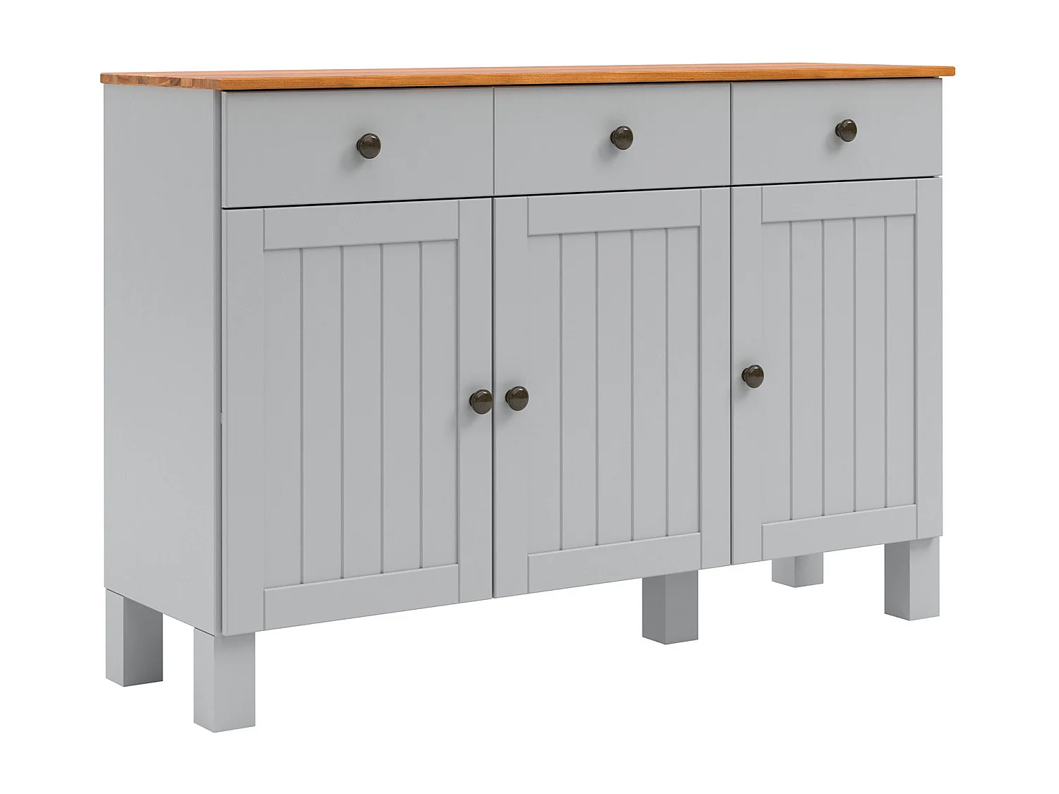 Alby II | Buffet avec 3 portes et 3 tiroirs en pin