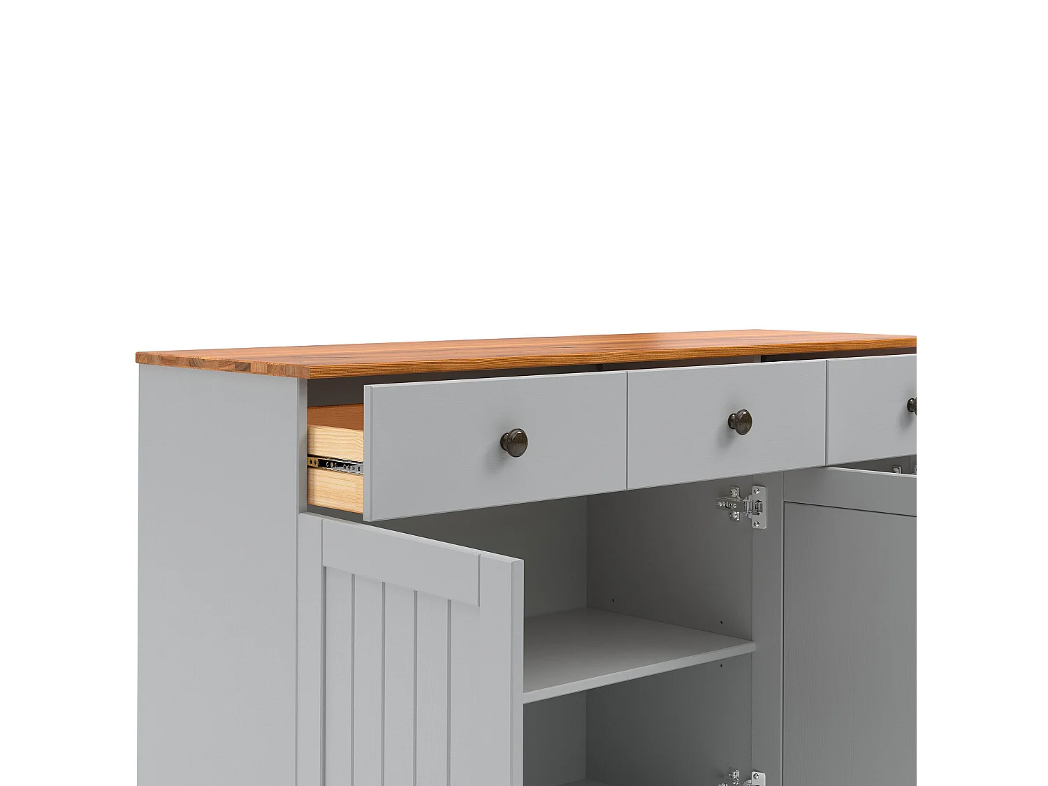 Alby II | Buffet avec 3 portes et 3 tiroirs en pin