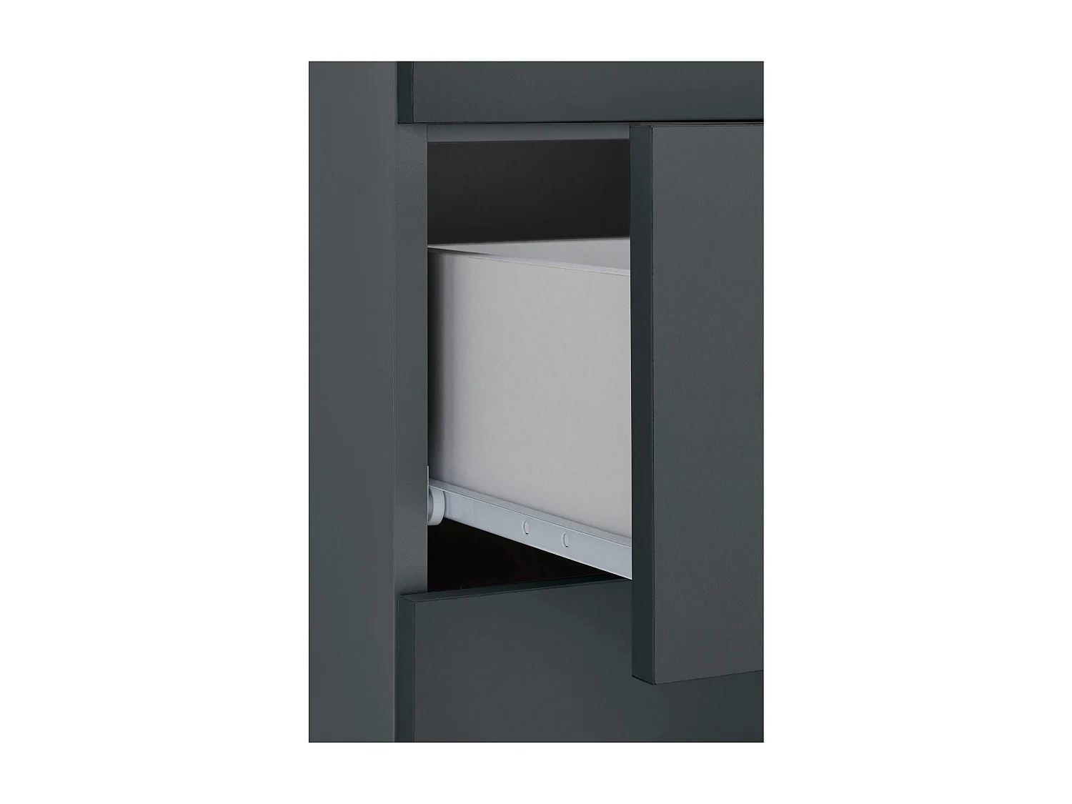 Malika | Meuble de salle de bain avec 4 portes et 1 tiroir en anthracite