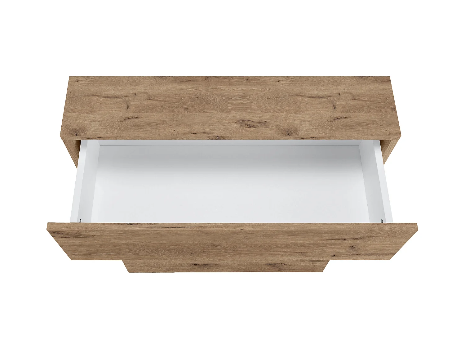 Wisla -Badkamerkast met 2 deuren en 2 laden in eiken look