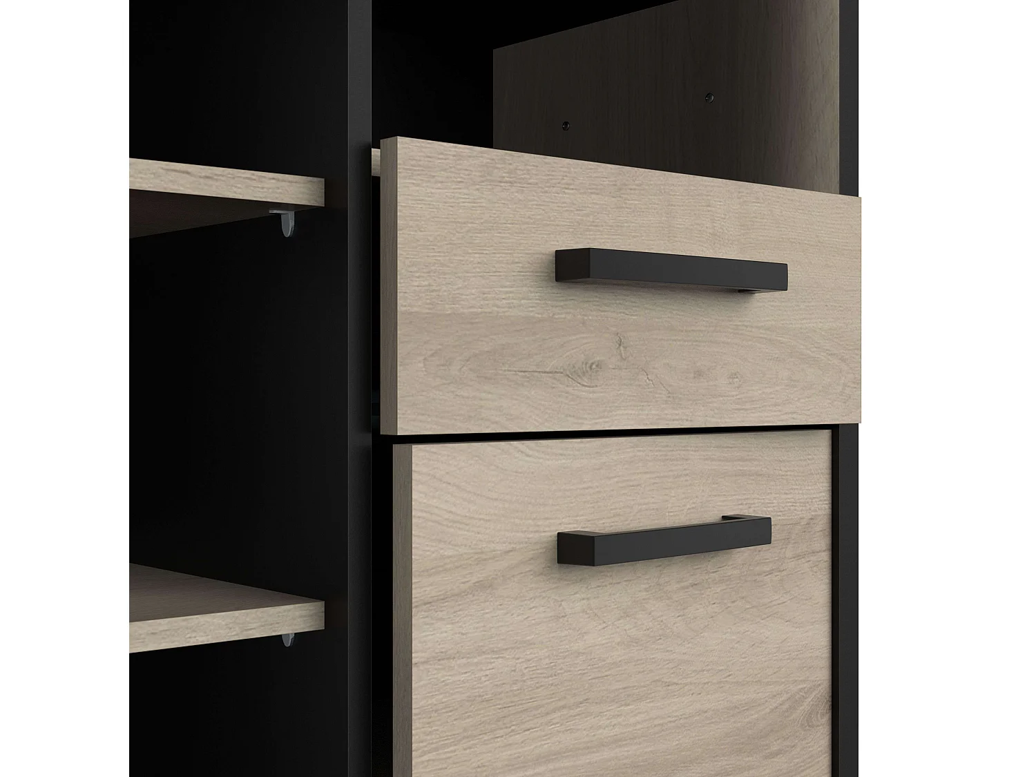 Mueble Auxiliar Industrial Con Ruedas Cocina Roble Krokberg 72x88 cm