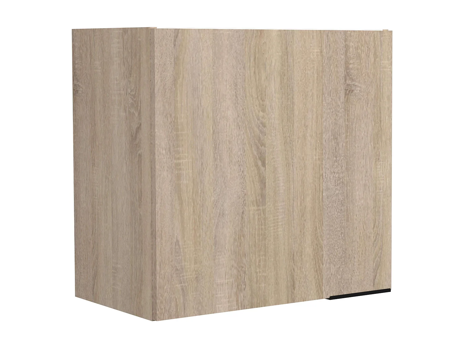 Pack cocina modular Arko madera claro/negro (3 mod. bajos 2 altos) melamina 200 cm