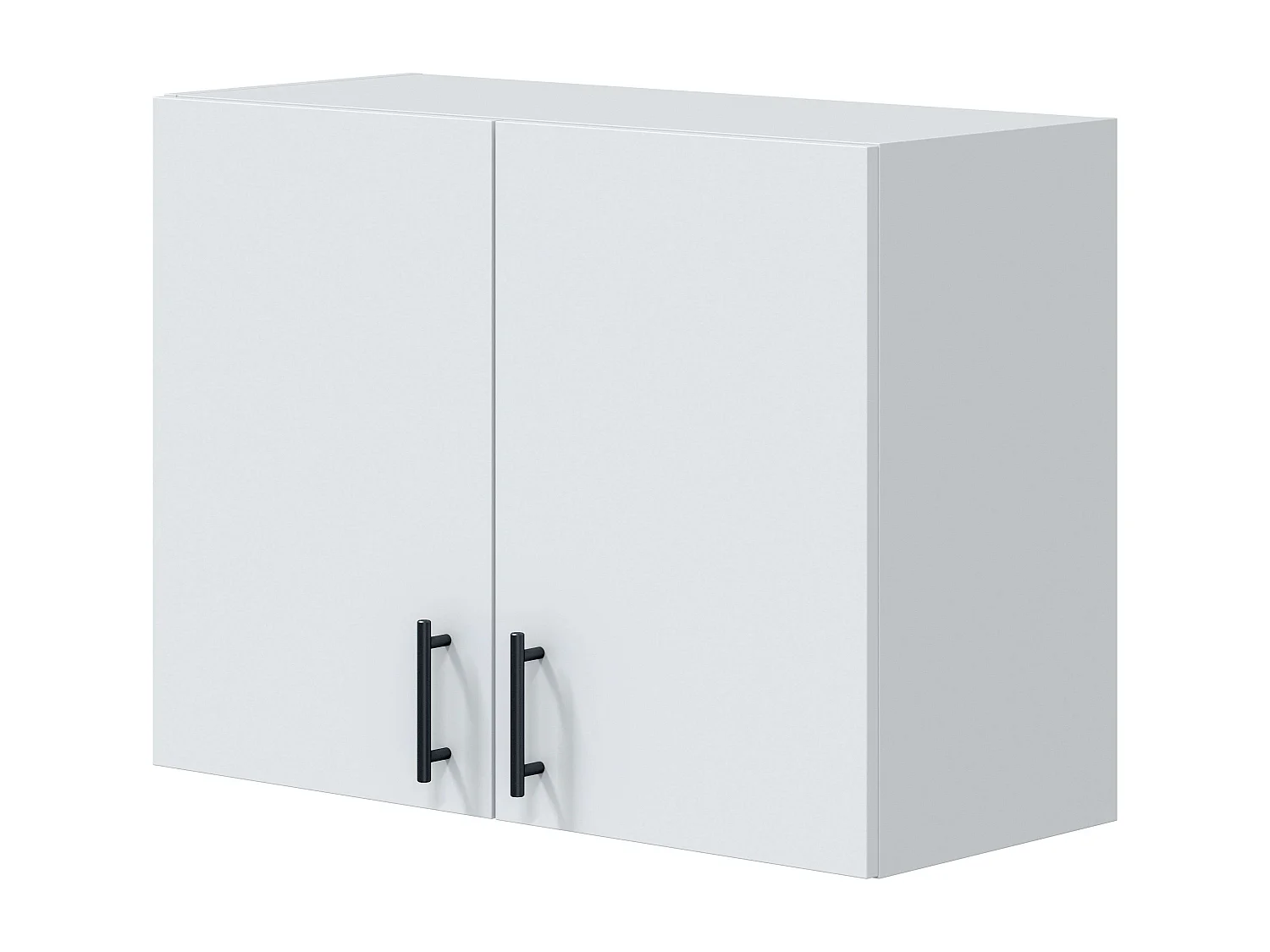 Pack Muebles Cocina Kira Modular Blanco Brillo Roble Canadian 4 Módulos