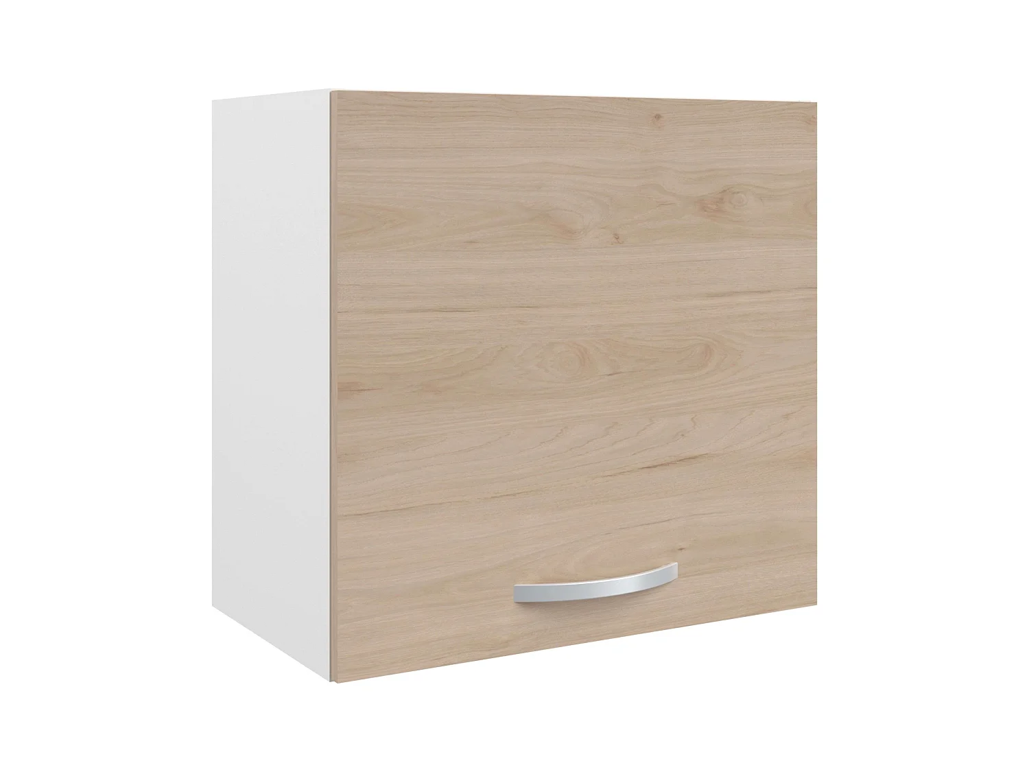 Pack Muebles Cocina Eko Modular Roble y Blanco 4 Mod. Altos, 5 Inferiores, 60cm