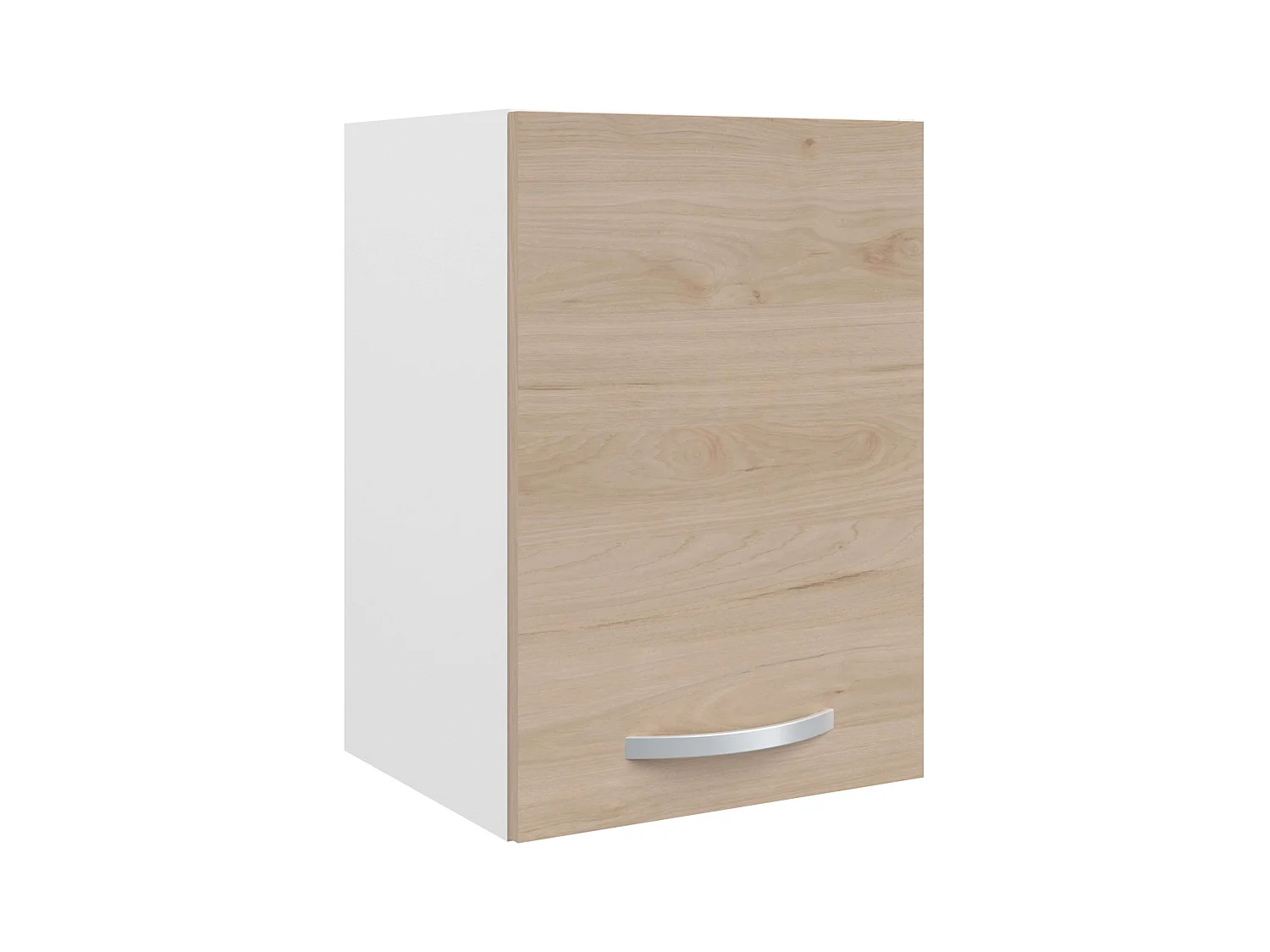 Pack Muebles Cocina Eko Modular Roble y Blanco 4 Mod. Altos, 5 Inferiores, 60cm