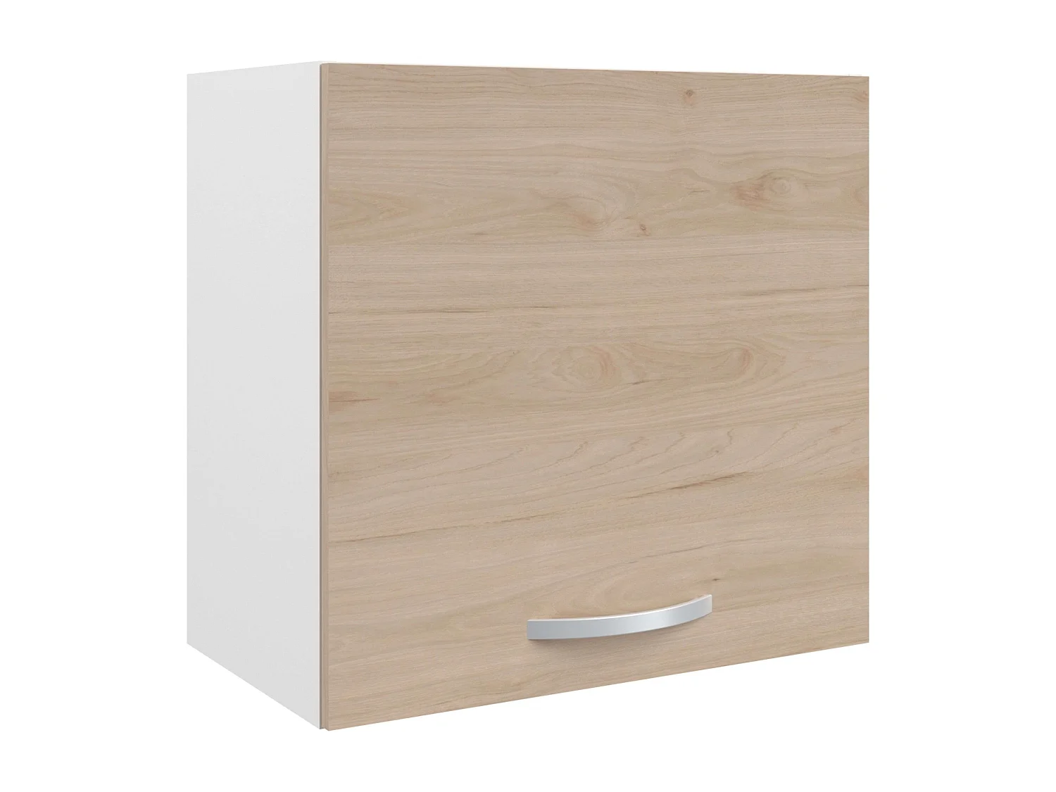 Pack Muebles Cocina Eko Modular Roble y Blanco 4 Mod. Altos, 5 Inferiores, 60cm