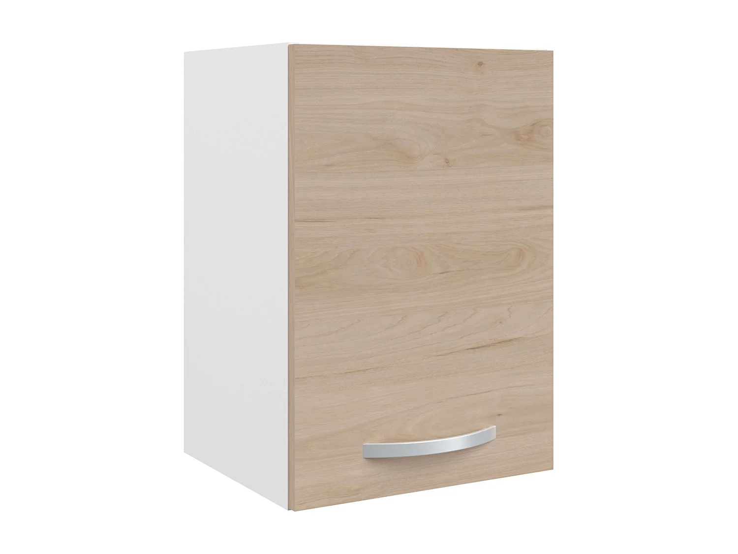 Pack Muebles Cocina Eko Modular Roble y Blanco 4 Mod. Altos, 5 Inferiores, 60cm
