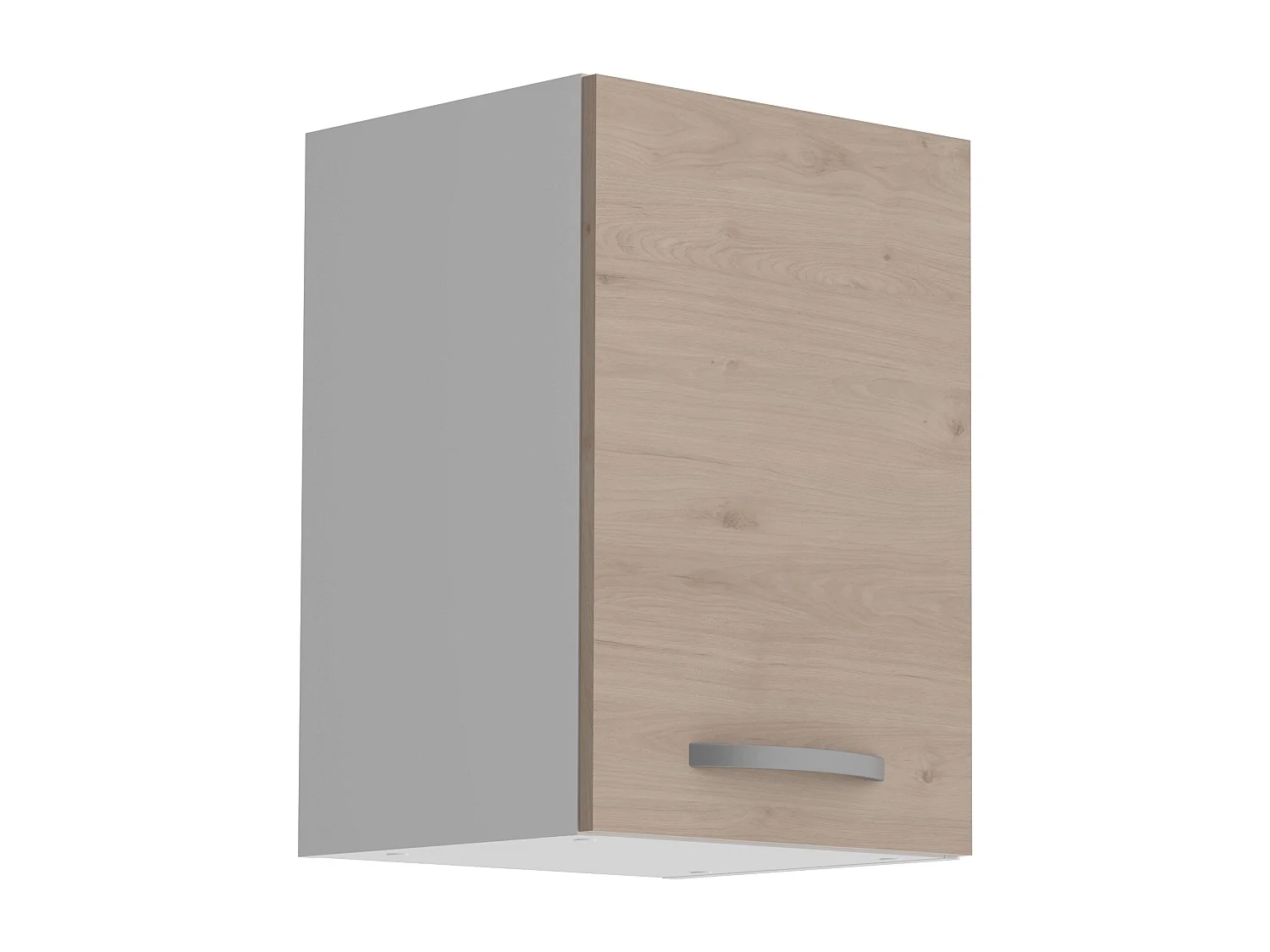 Pack Muebles Cocina Eko Moderno Blanco Mate/Roble Jackson Fregadero Horno