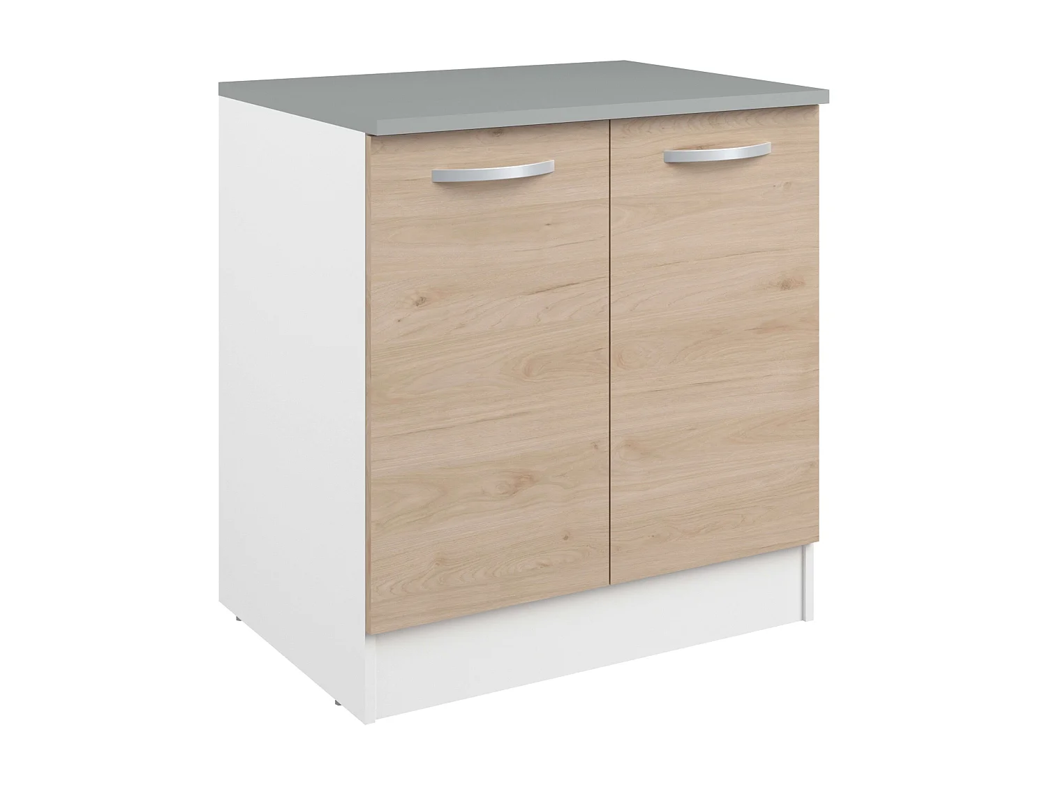 Cocina Modular Eko 5 Muebles Roble Jackson/Blanco 180cm