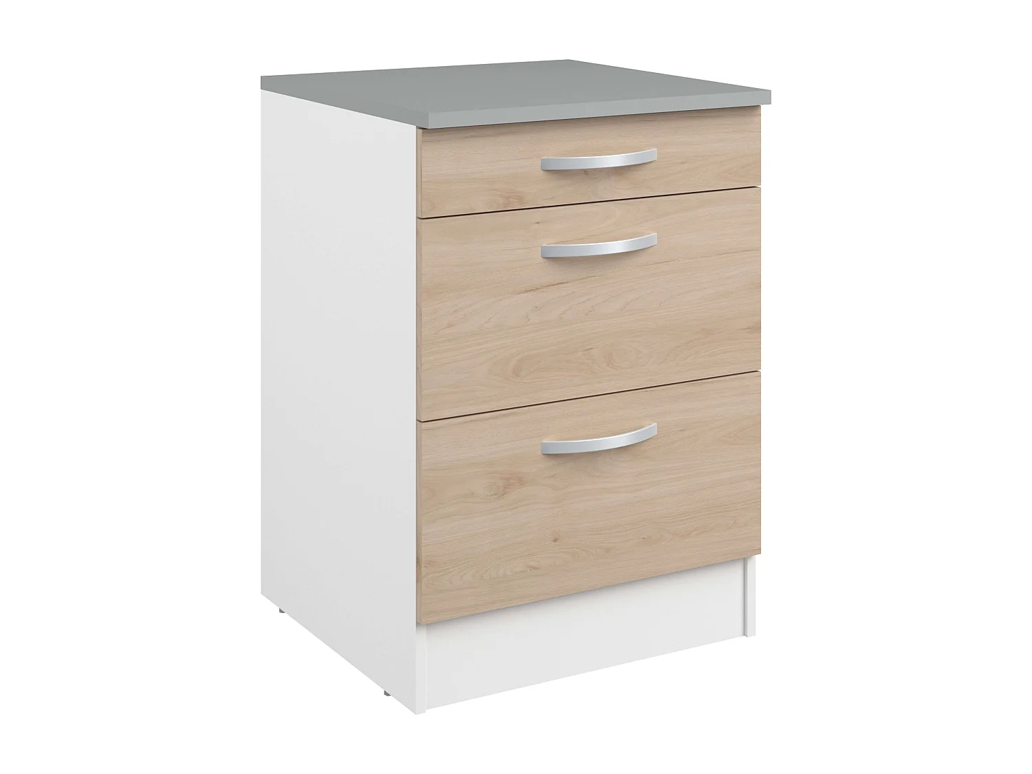 Cocina Modular Eko 5 Muebles Roble Jackson/Blanco 180cm