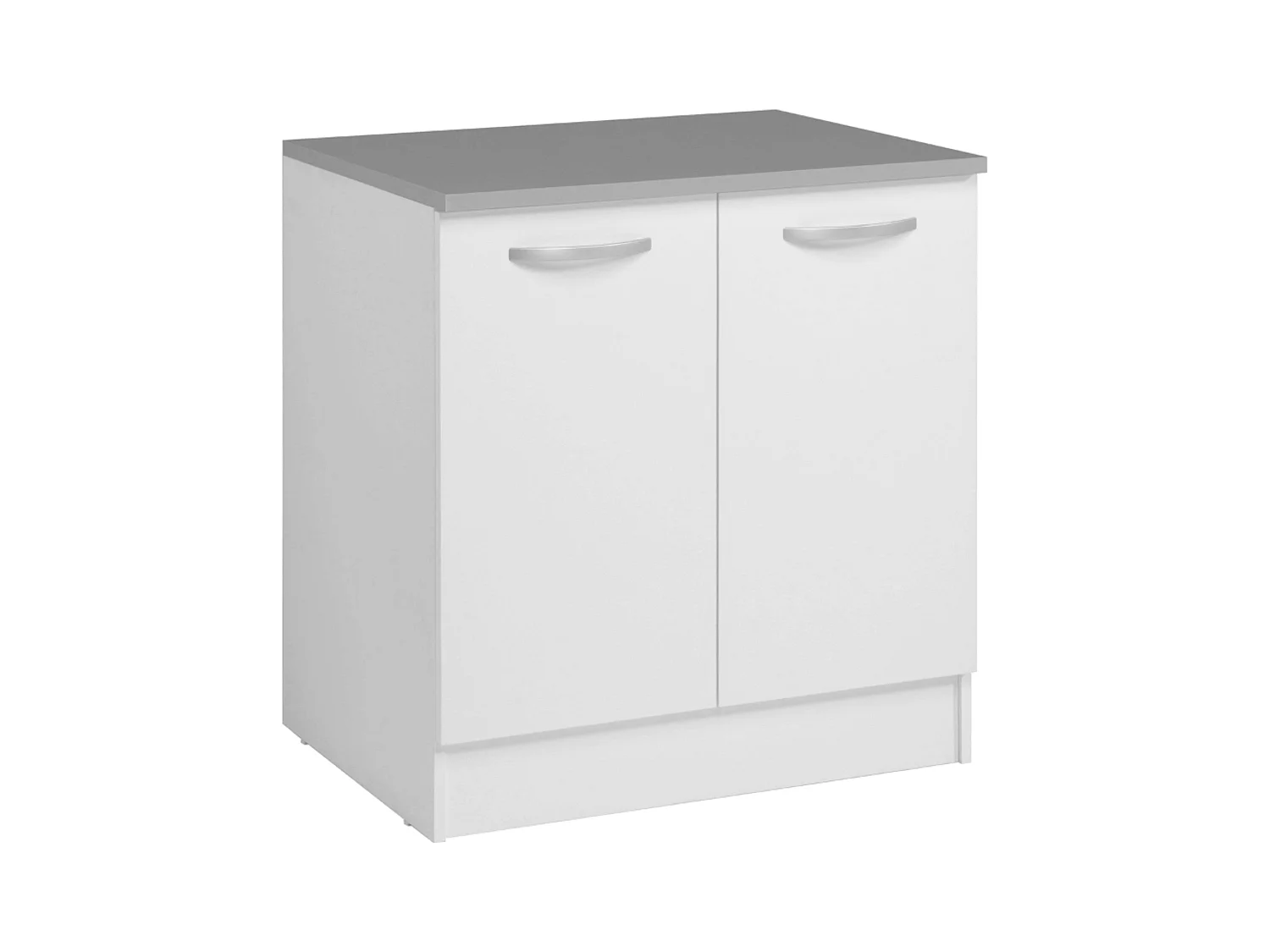 Módulo Inferior Cocina EKO 2 puertas Blanco Mate 80x60 cm