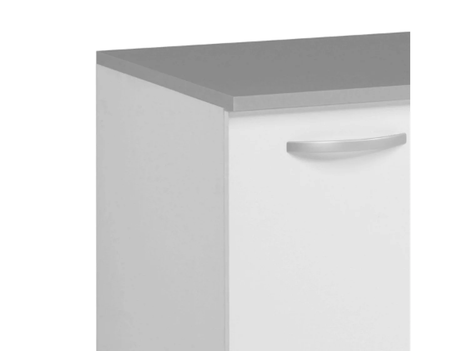 Módulo Inferior Cocina EKO 2 puertas Blanco Mate 80x60 cm