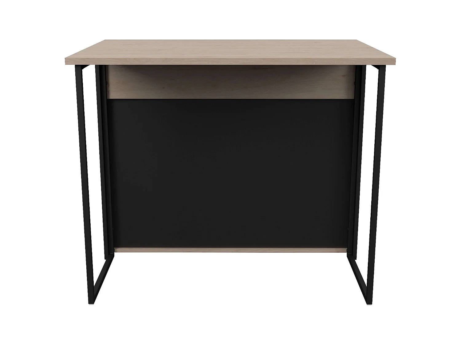 Isla Cocina Buh Auxiliar Negro/Roble Jackson 109x90x80 cm