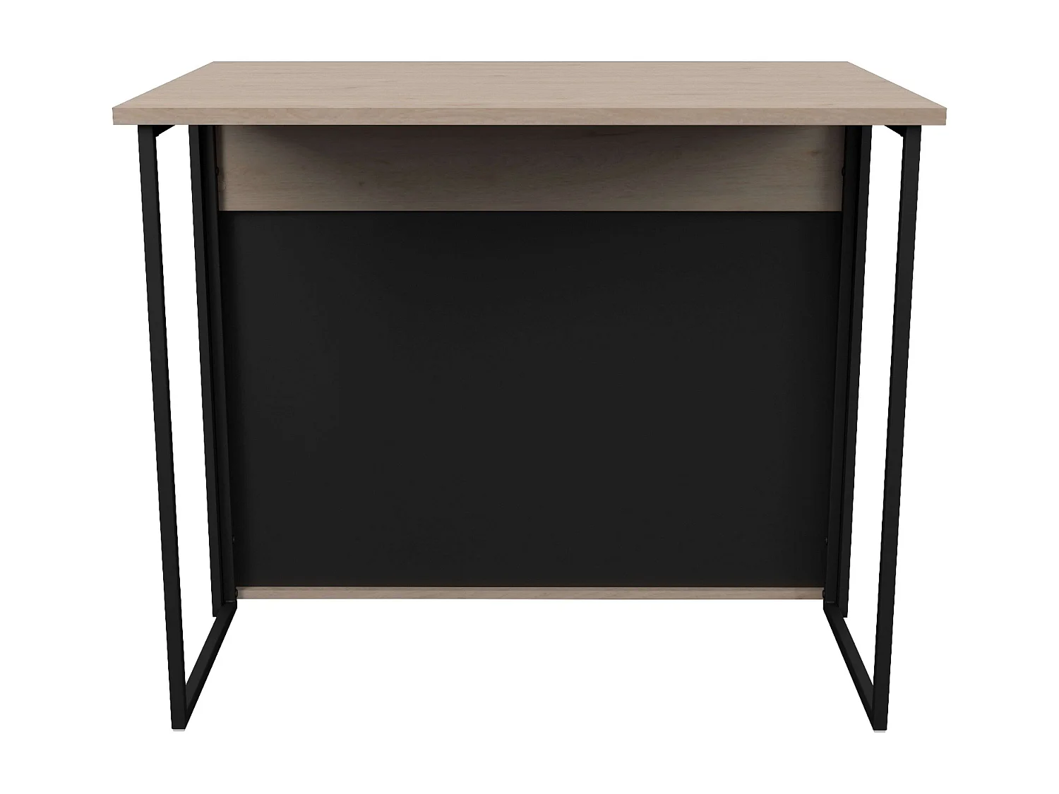 Isla Cocina Buh Auxiliar Negro/Roble Jackson 109x90x80 cm