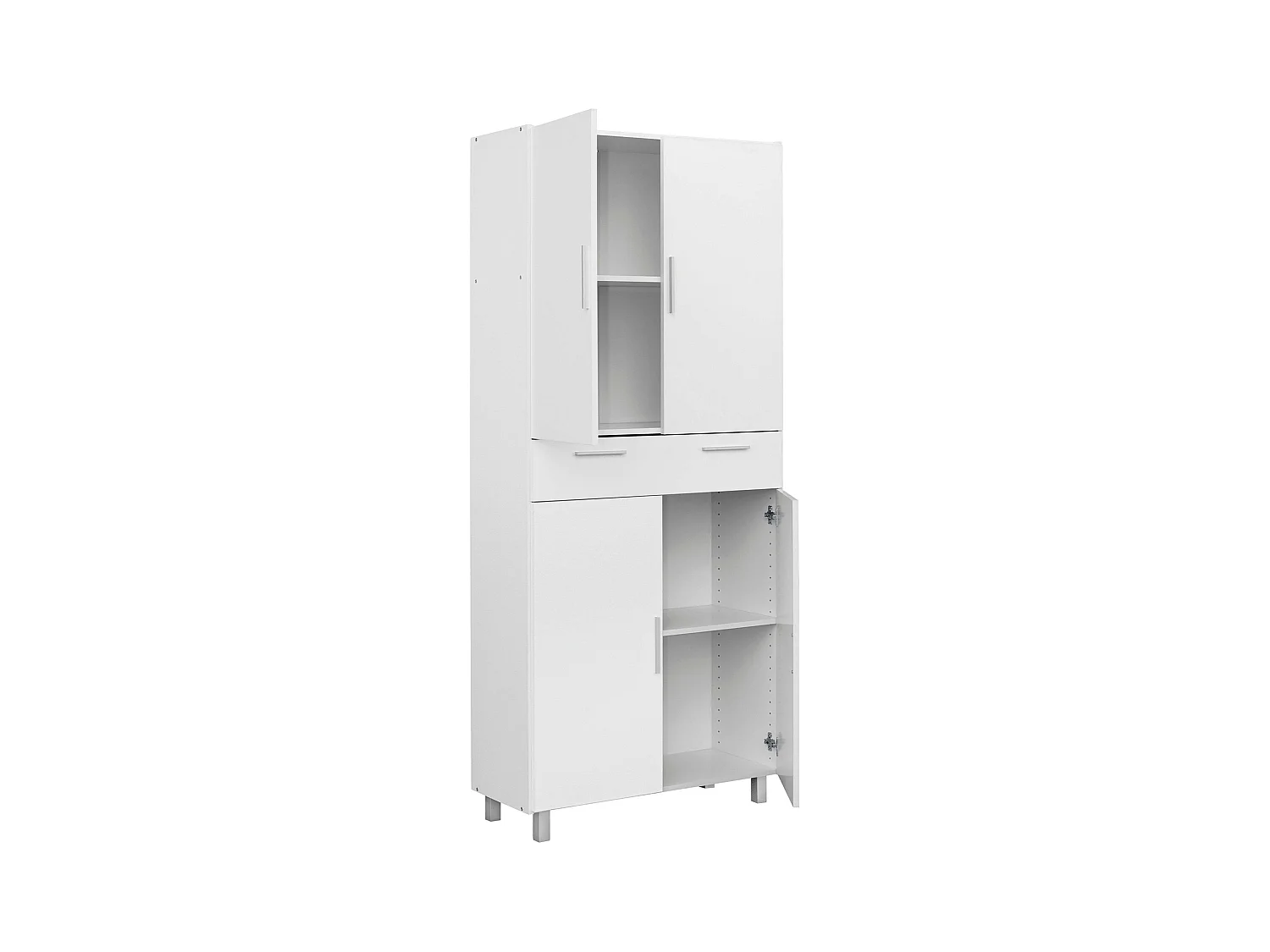 Mueble Cocina Auxiliar Perti Blanco 81x188 cm