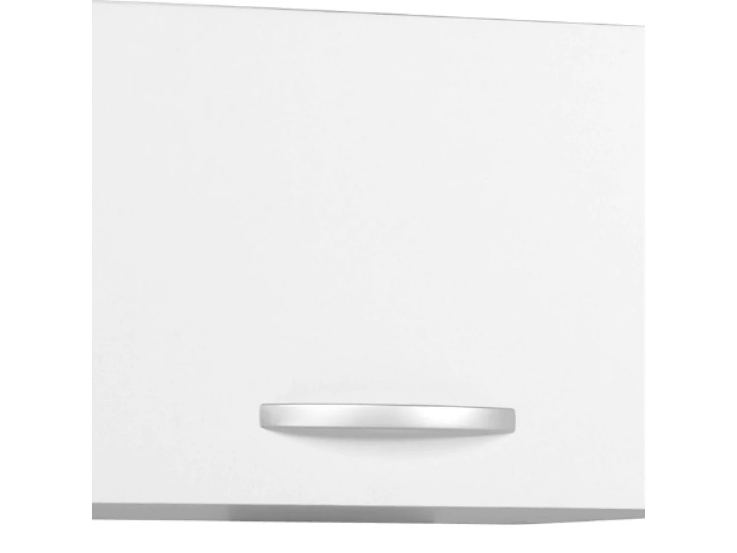 Module de hotte EKO 60 cm dans un meuble de cuisine moderne blanc mat