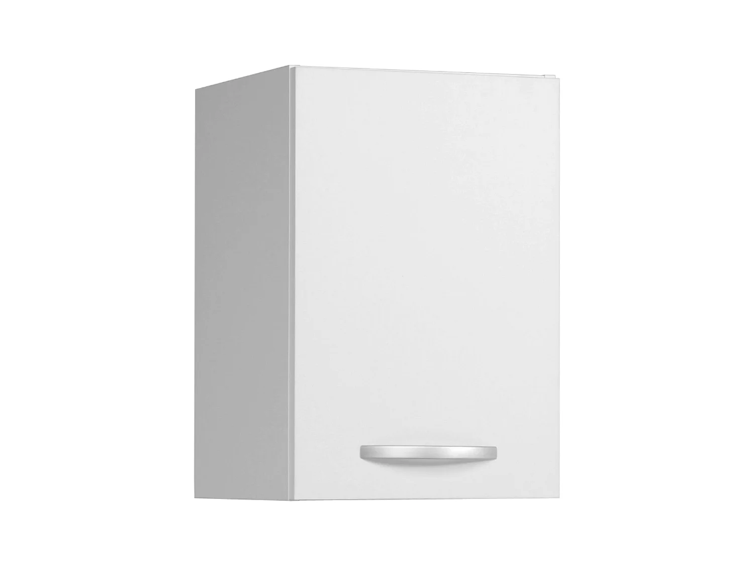 Meuble modulable, hauteur 40 cm, cuisine EKO, blanc mat, modèle rangement