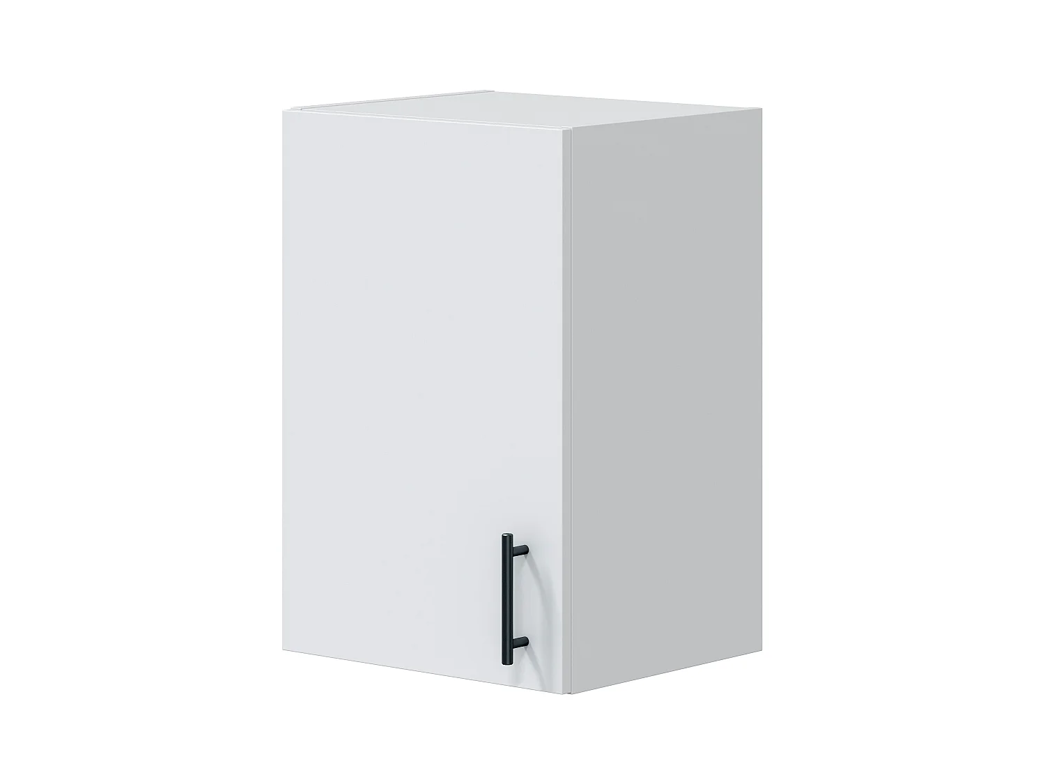 Meuble de cuisine Kira blanc brillant avec 1 porte réversible, 40 x 59 x 34 cm