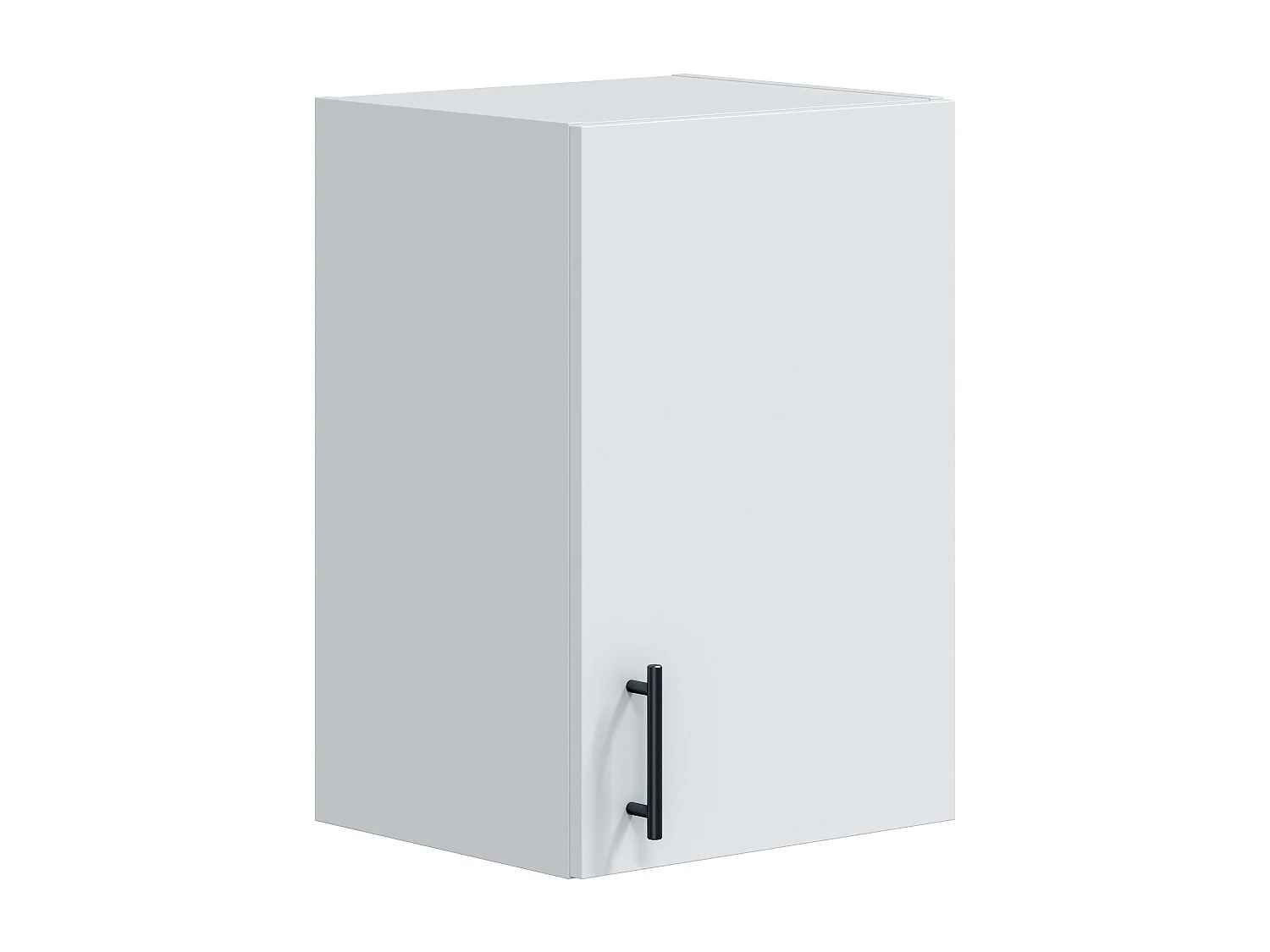 Meuble de cuisine Kira blanc brillant avec 1 porte réversible, 40 x 59 x 34 cm