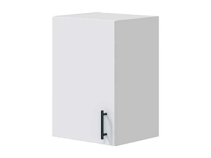 Meuble de cuisine Kira blanc brillant avec 1 porte réversible, 40 x 59 x 34 cm