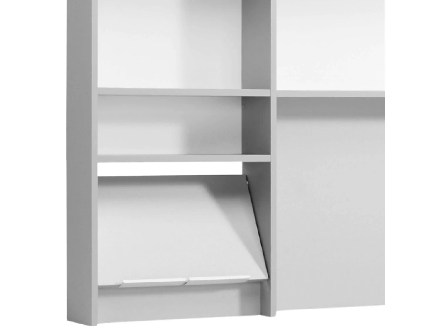 Estantería modular 120 cm cocina EKO gris aluminio moderno