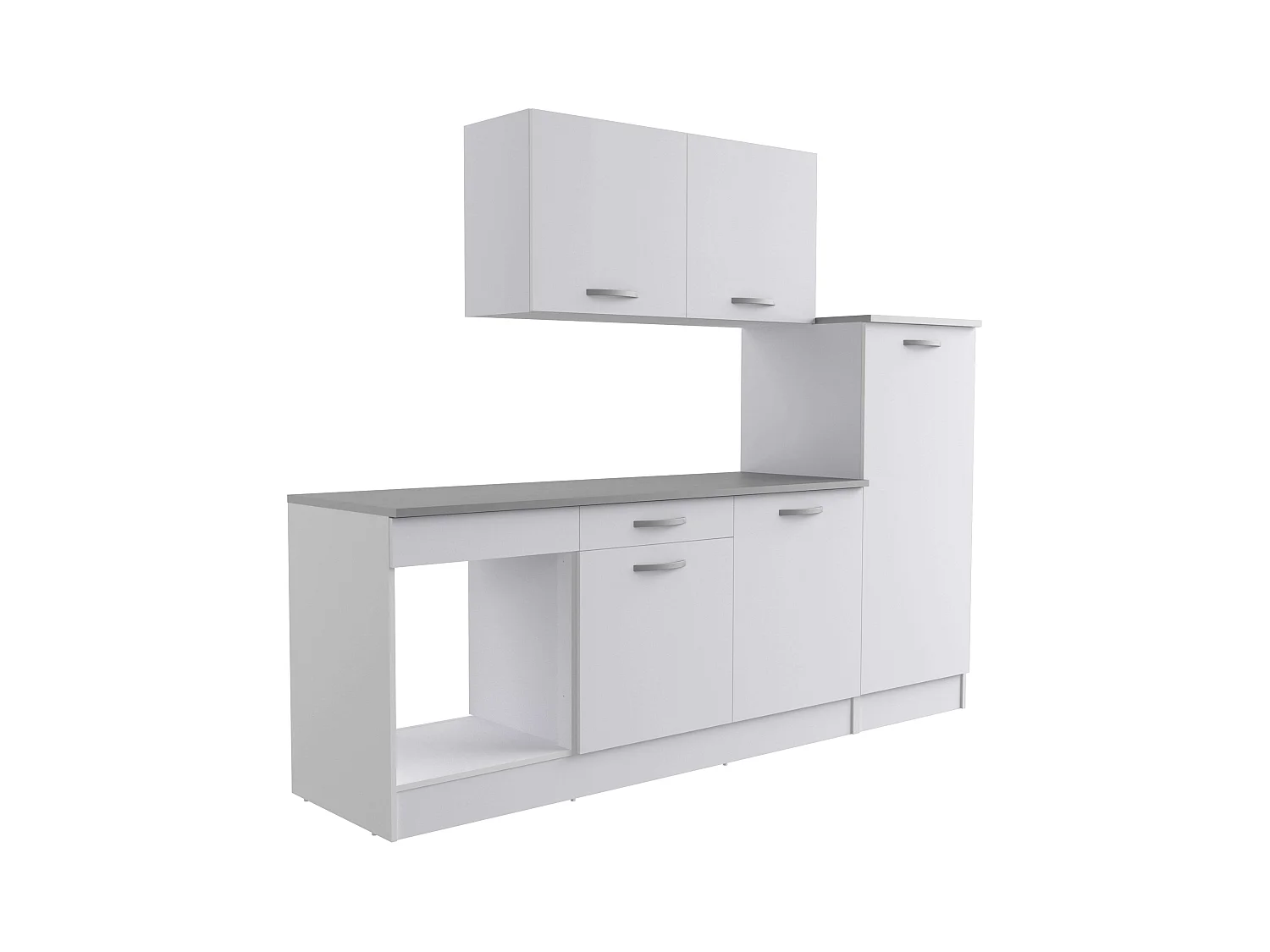 Módulo horno inferior 60 cm EKO cocina modular blanco mate moderno