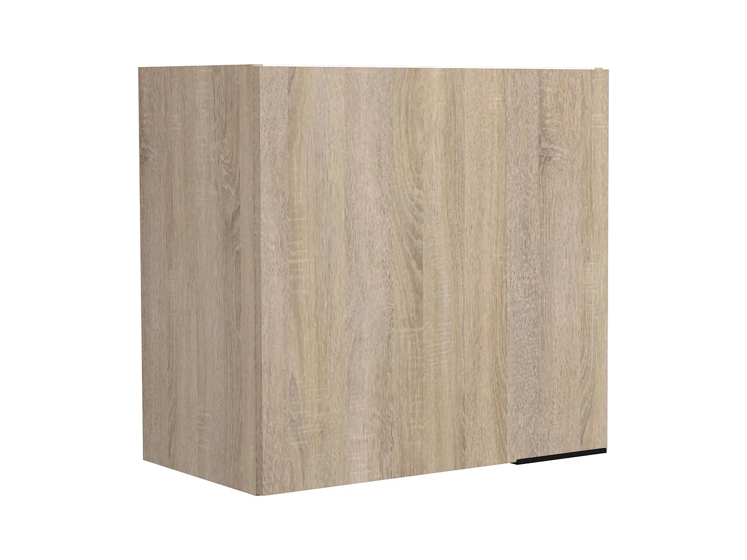 Módulo sup. cocina Arko madera claro/negro 1 puerta melamina 60x57.9x35.6 cm