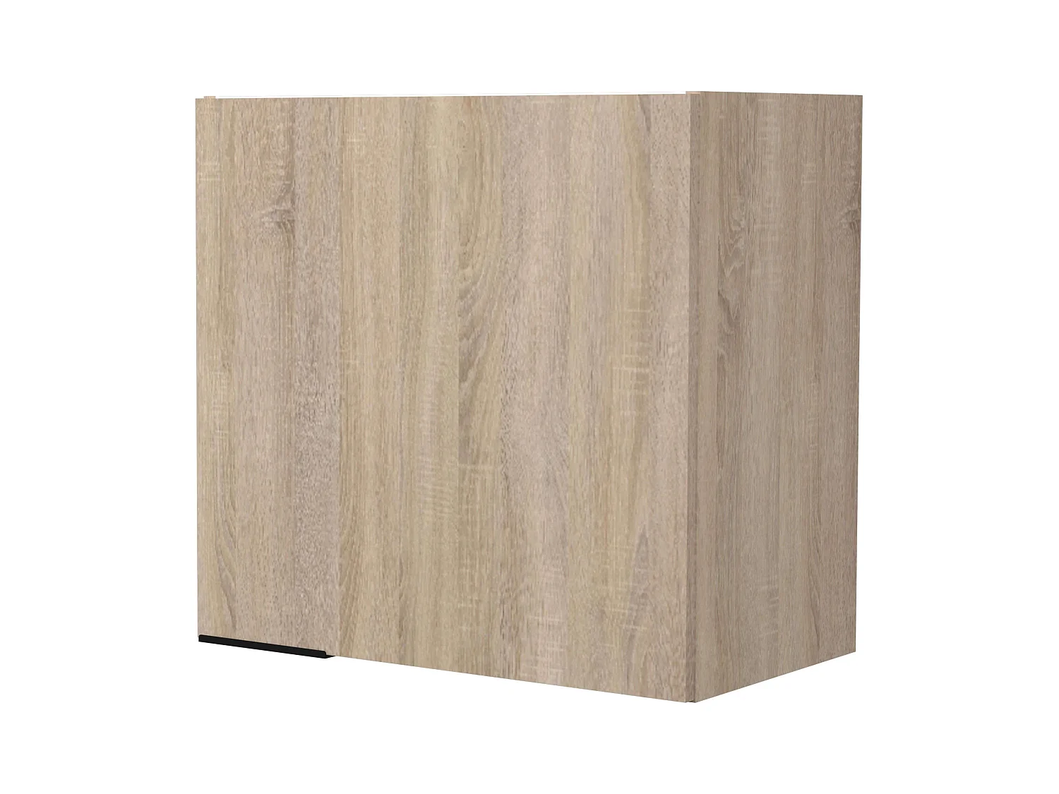 Módulo sup. cocina Arko madera claro/negro 1 puerta melamina 60x57.9x35.6 cm