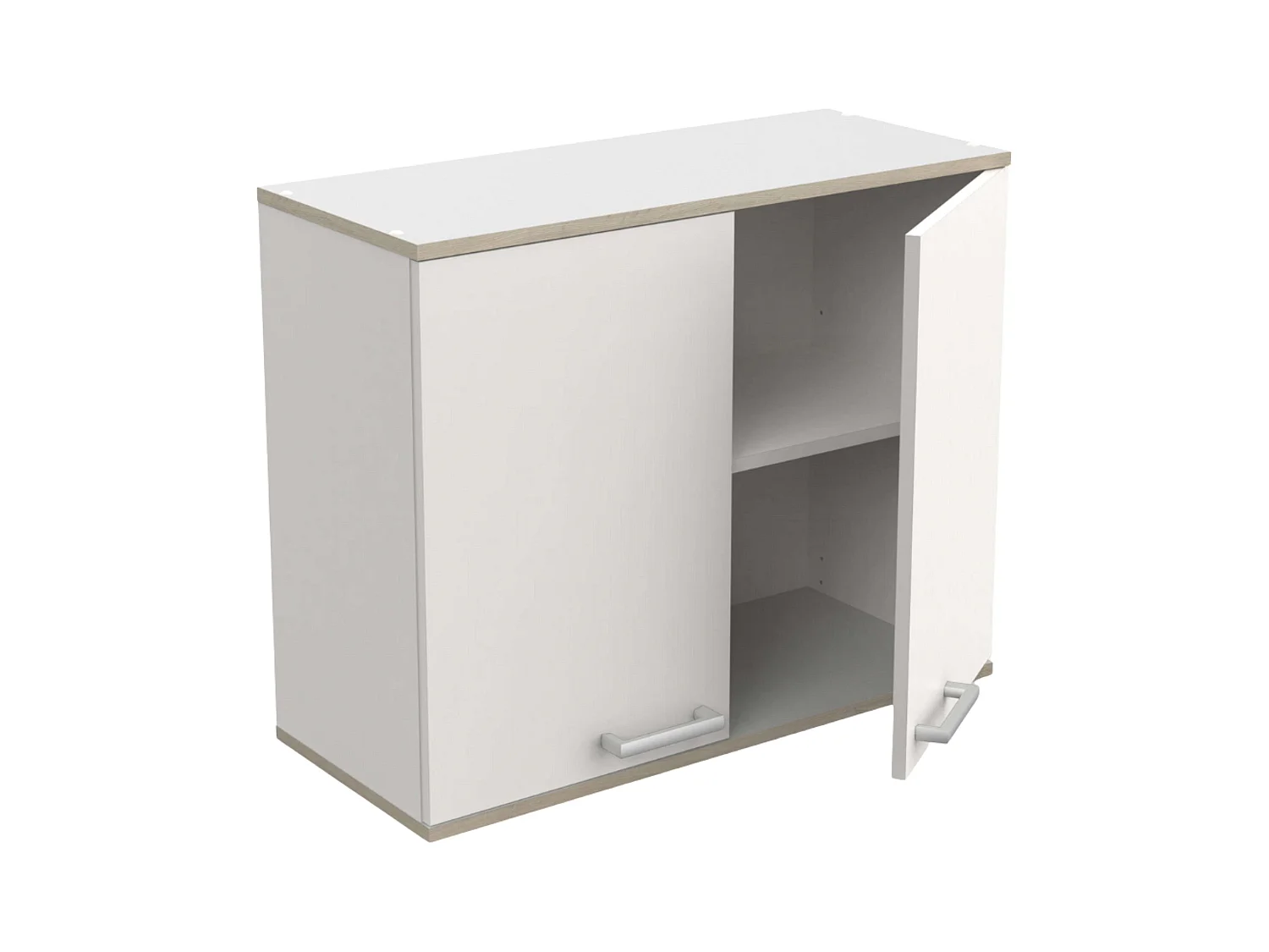 Module de plan de travail de cuisine, blanc mat, 78 x 63 x 33 cm, design moderne