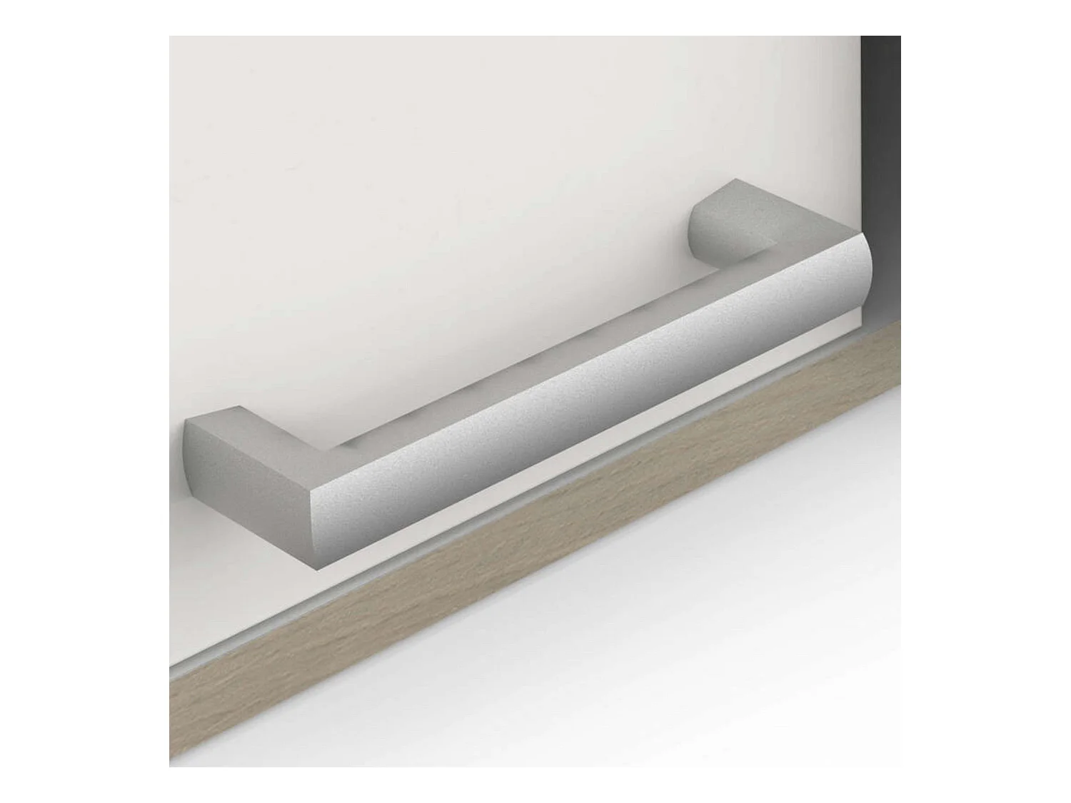 Module de plan de travail de cuisine, blanc mat, 78 x 63 x 33 cm, design moderne