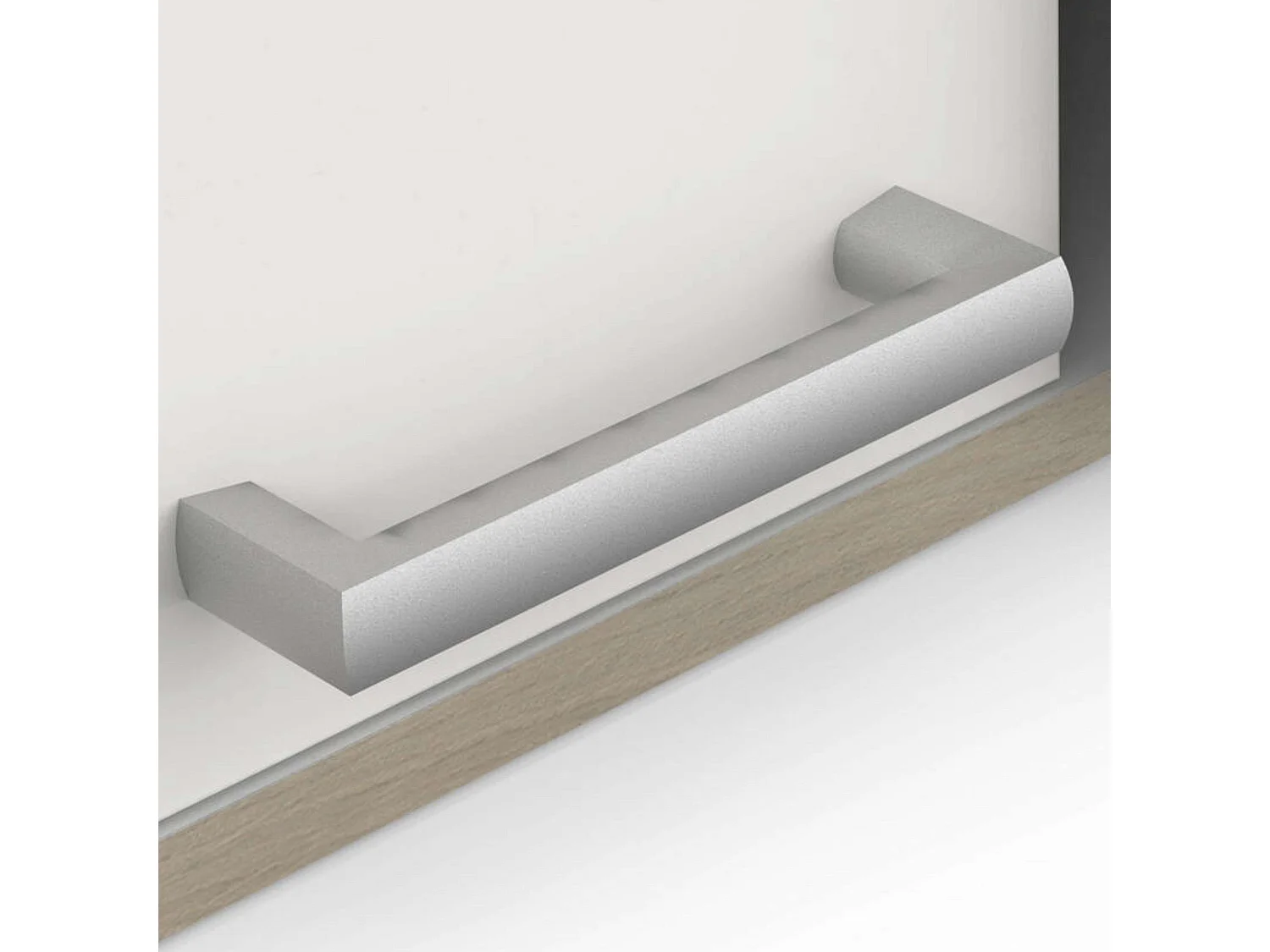 Module de plan de travail de cuisine, blanc mat, 78 x 63 x 33 cm, design moderne