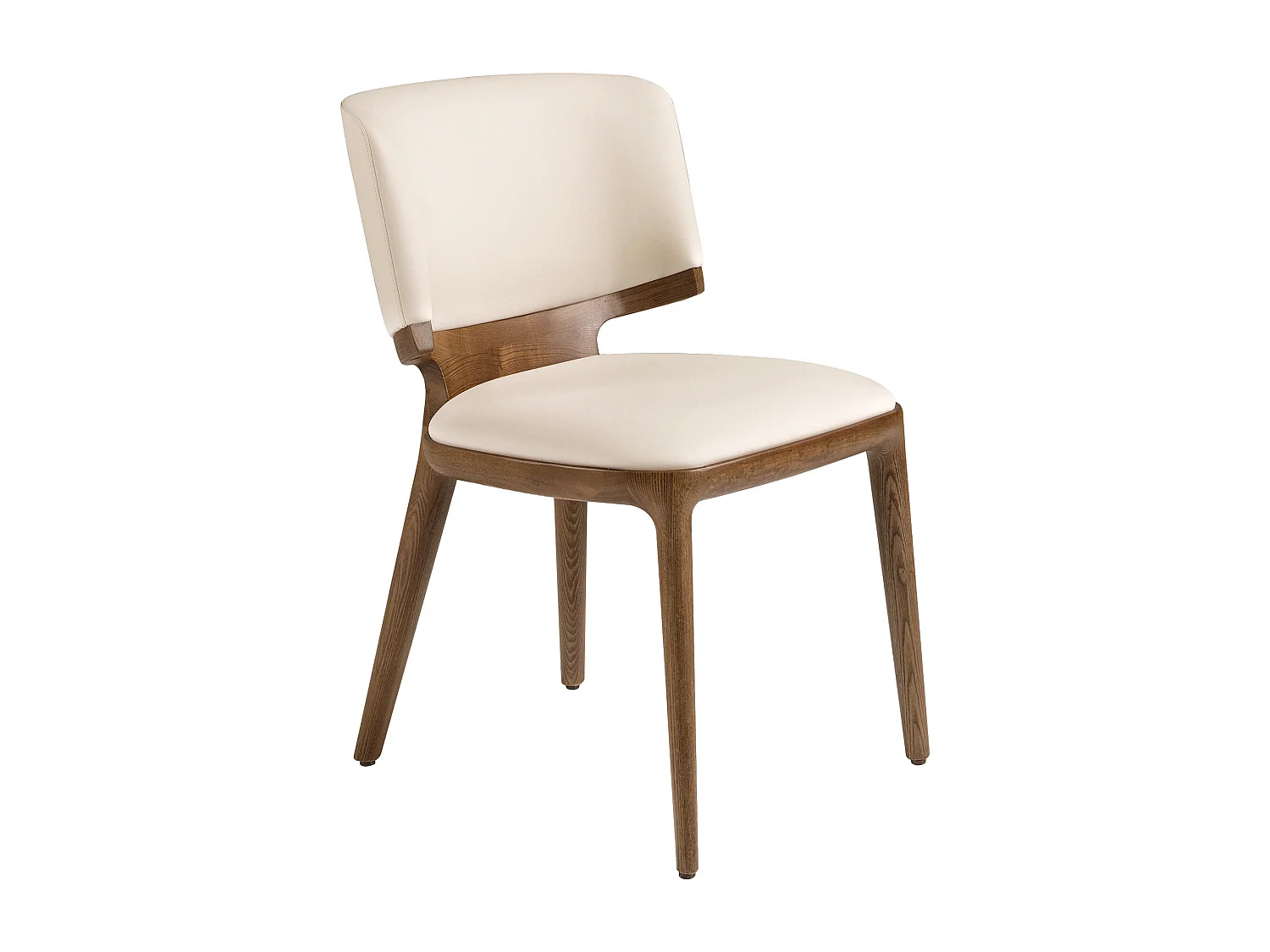 Chaise en similicuir crème 4206 ANGEL CERDA