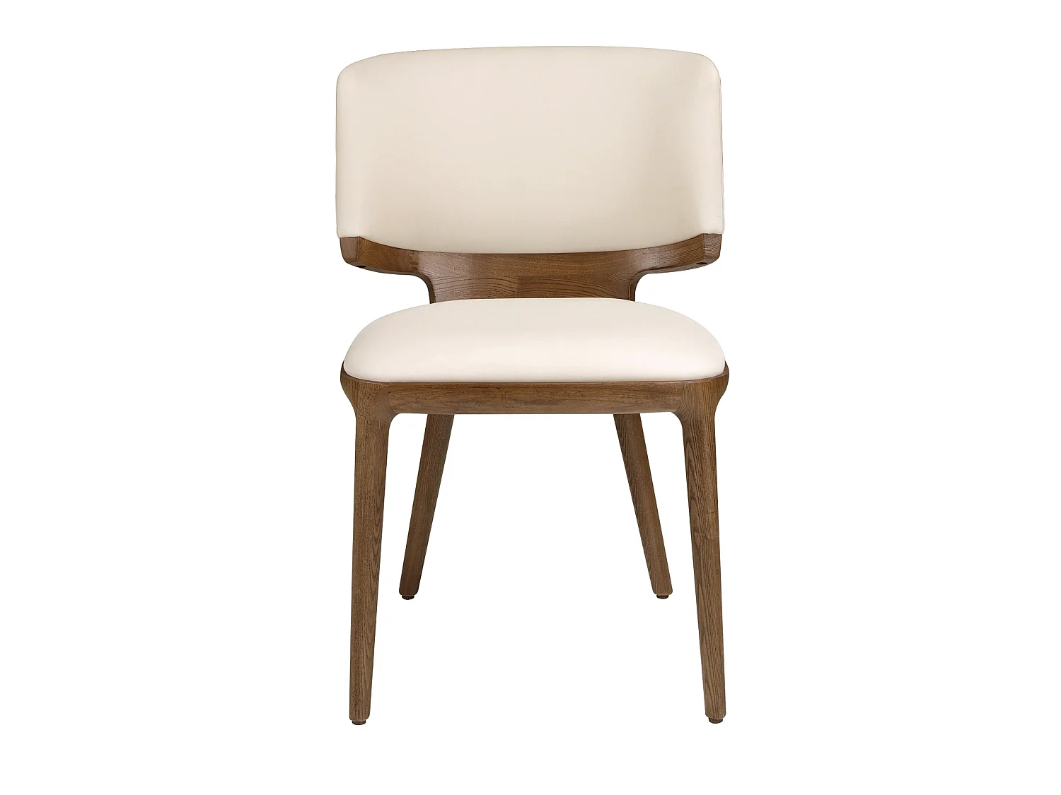 Chaise en similicuir crème 4206 ANGEL CERDA