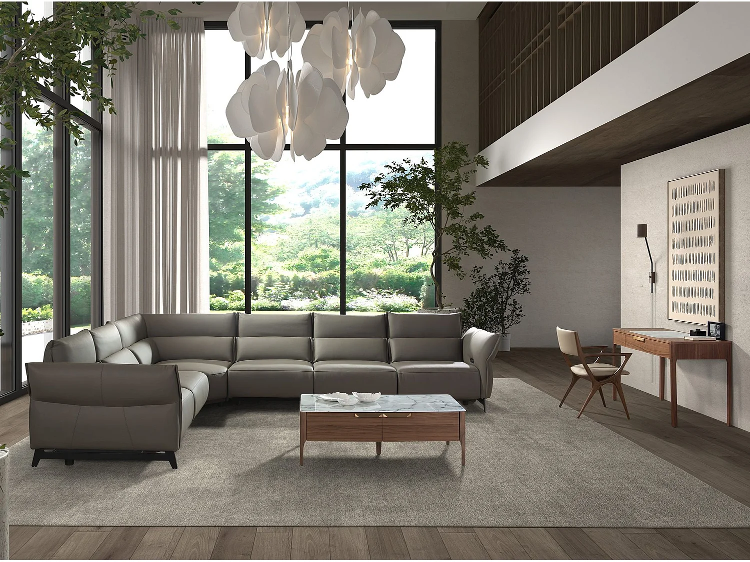 Chaise en similicuir vison 4199 ANGEL CERDA