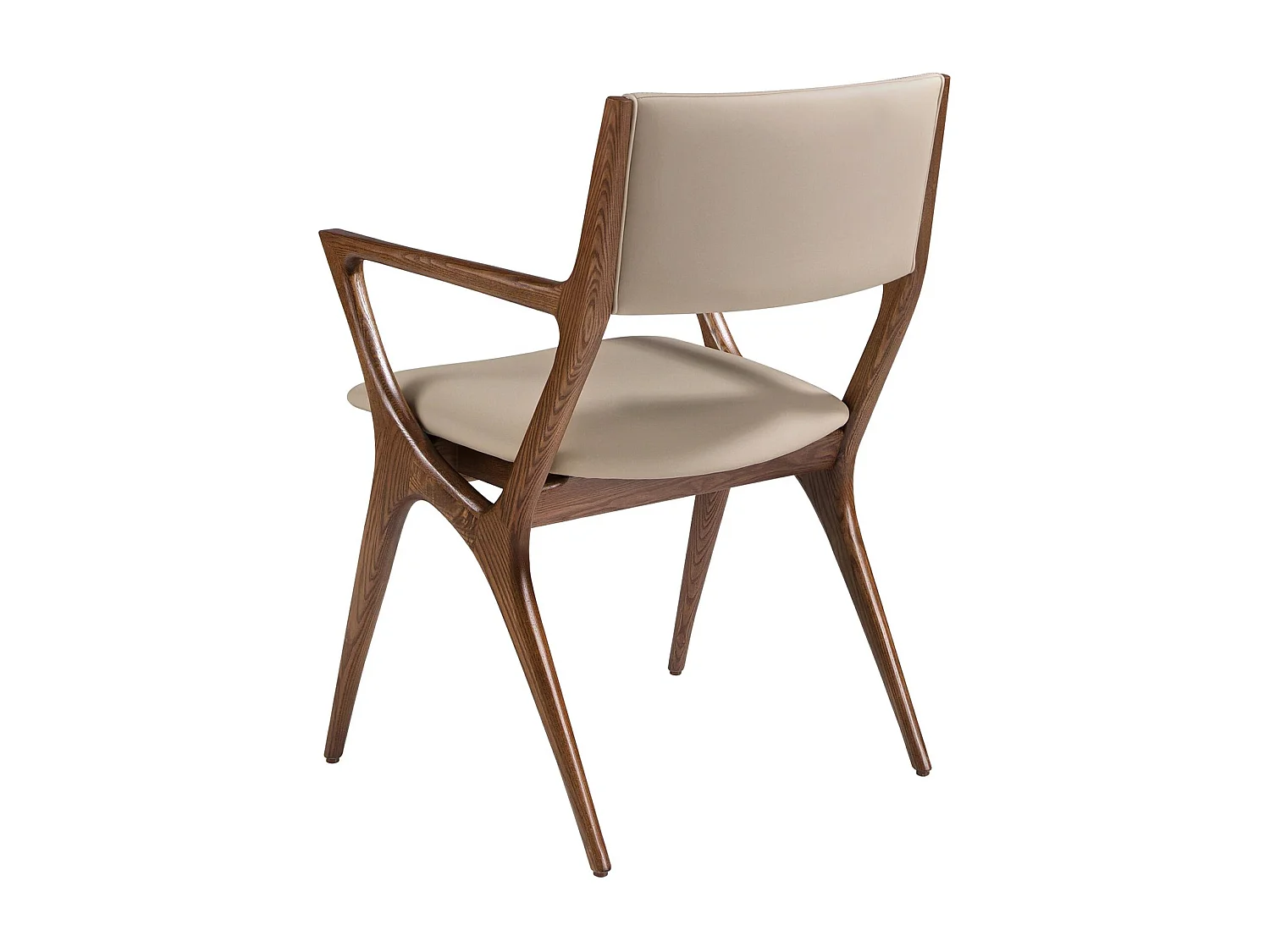 Chaise en similicuir vison 4199 ANGEL CERDA