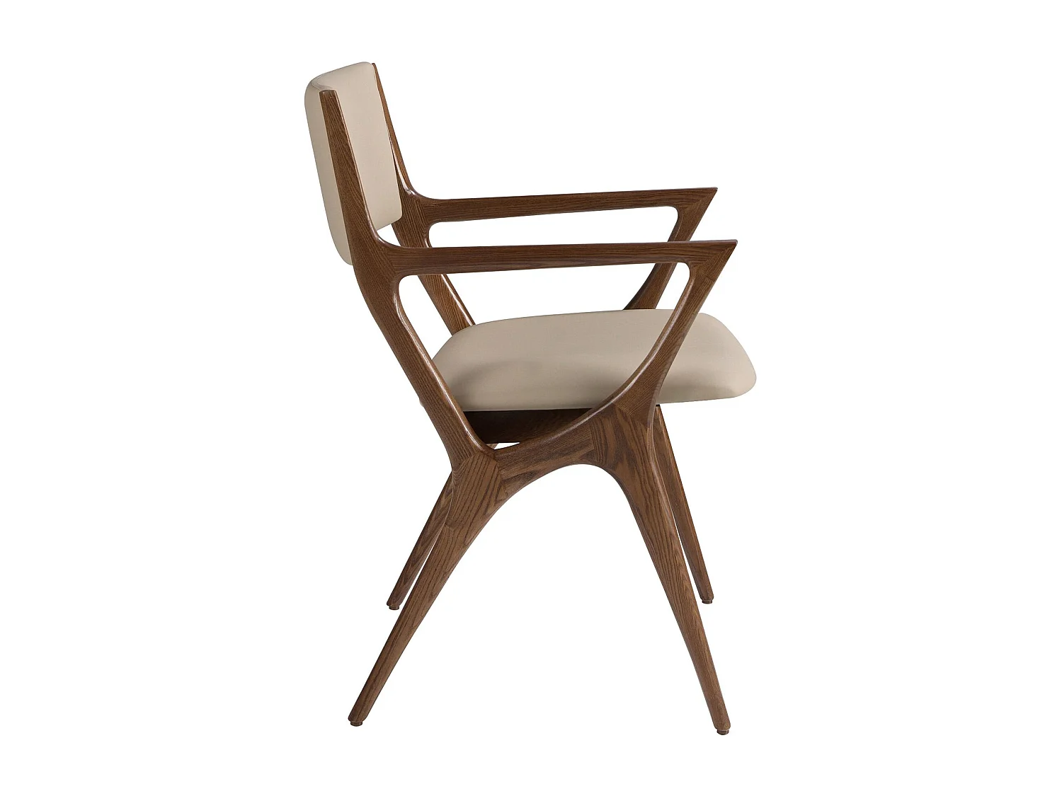 Chaise en similicuir vison 4199 ANGEL CERDA