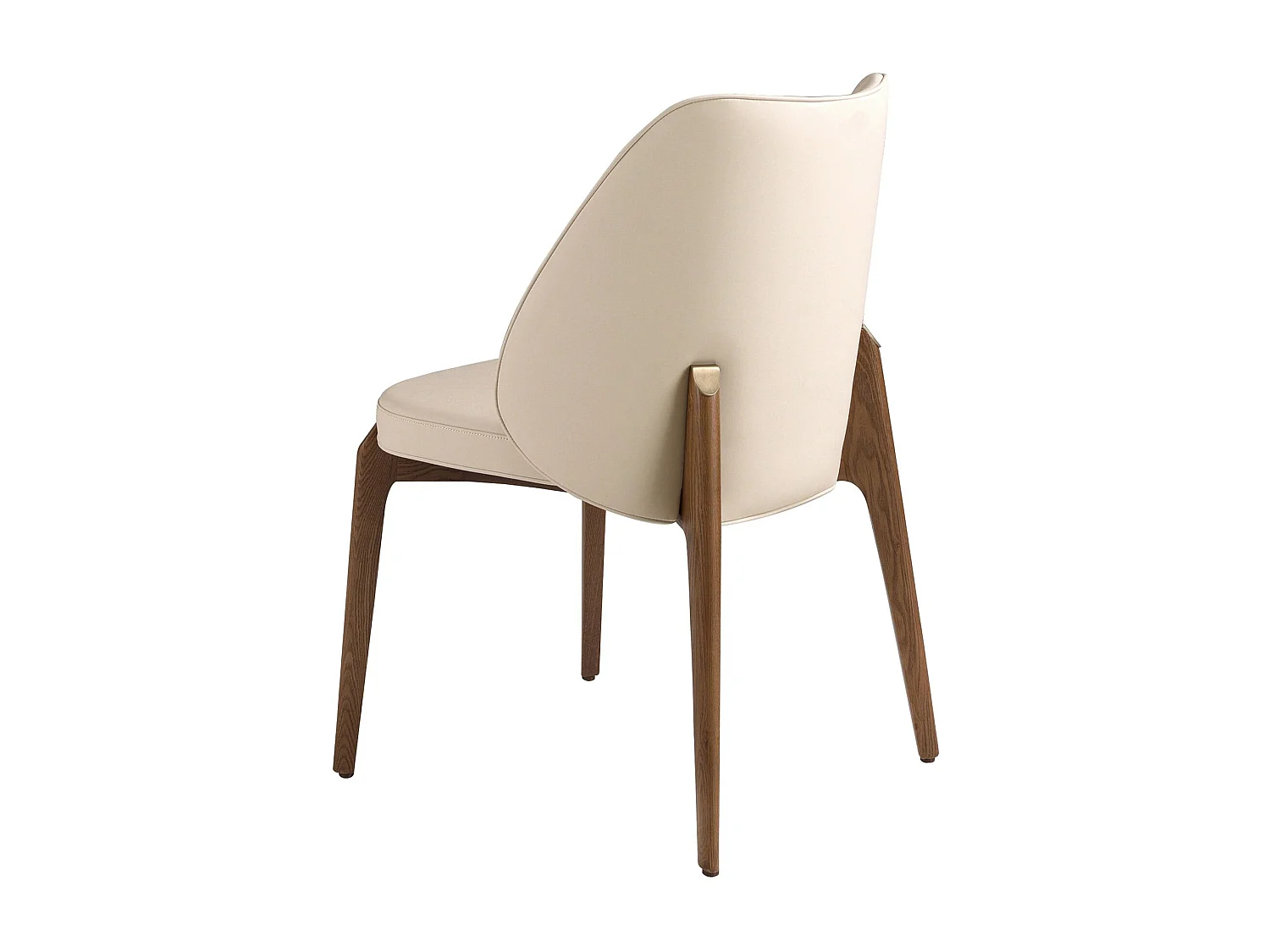 Chaise en similicuir crème 4207 ANGEL CERDA