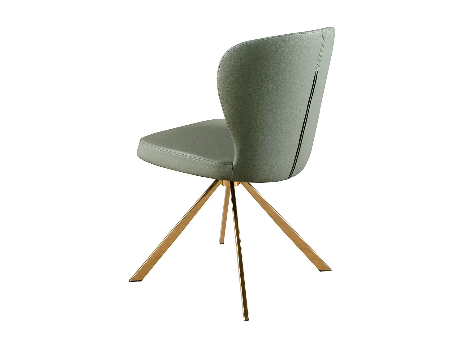 Cadeira giratória em couro sintético verde claro 4183 ANGEL CERDA