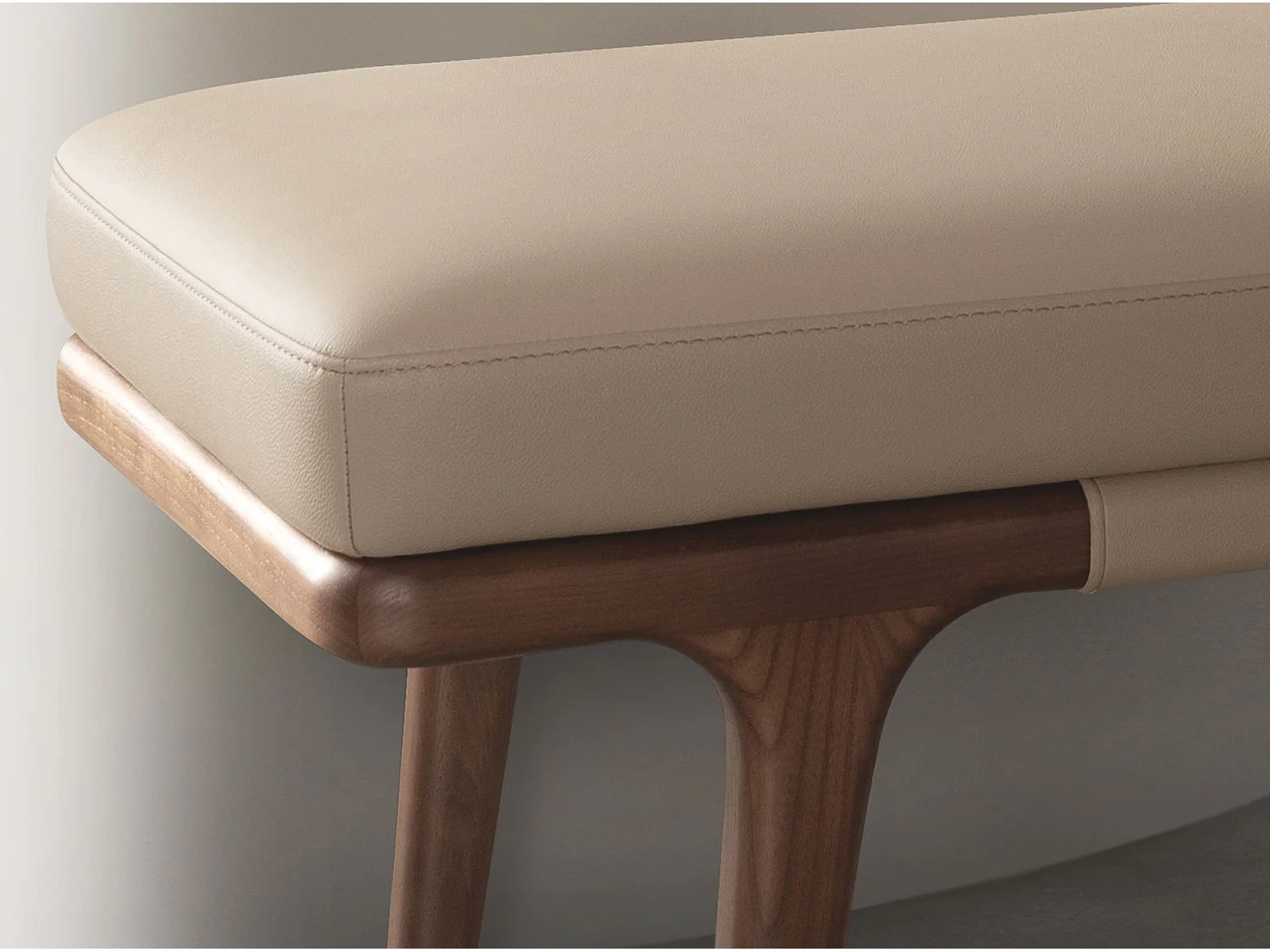 Mink leatherette  bench 5179 ANGEL CERDA