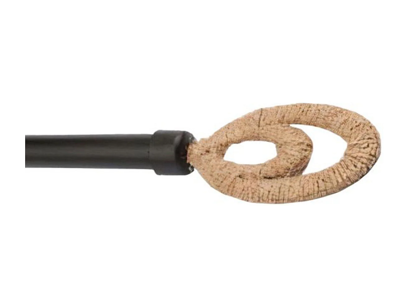 Tringle Extensible "Elli" 120x210cm Noir & Naturel