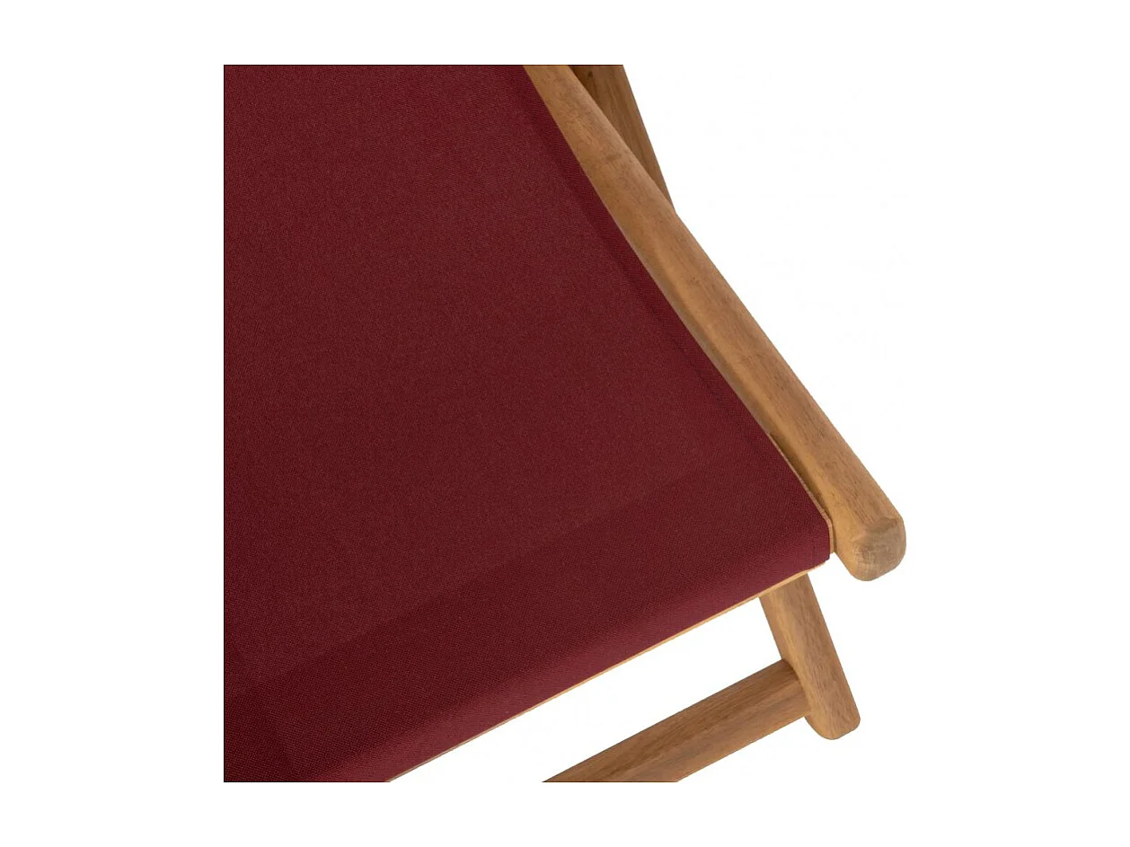 Toile de chilienne de jardin en polyester rouge - LUDIVINE 4185