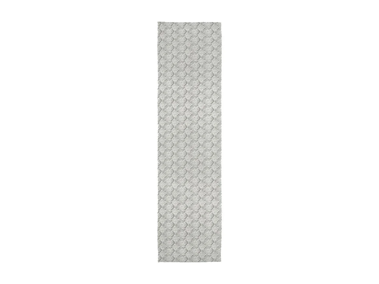 Toile de chilienne jardin motif amande vert clair - LUDIVINE 4284