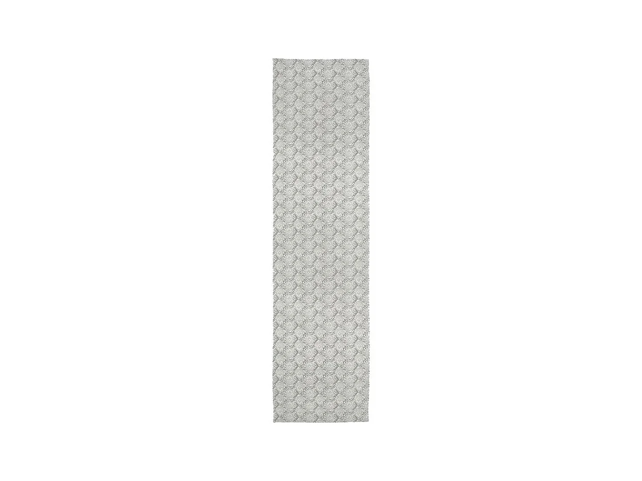 Toile de chilienne jardin motif amande vert clair - LUDIVINE 4284