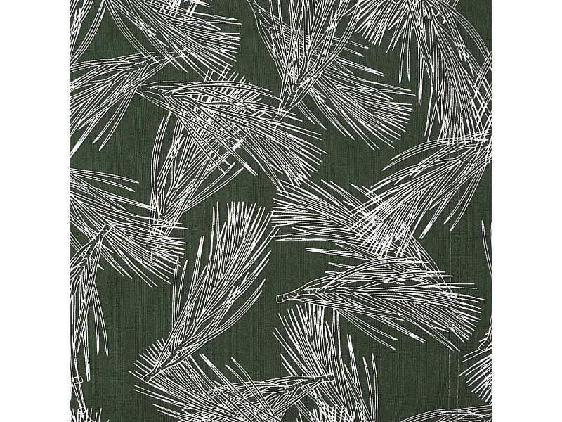 Toile de chilienne jardin motif d'aiguilles pin vert - LUDIVINE 4246