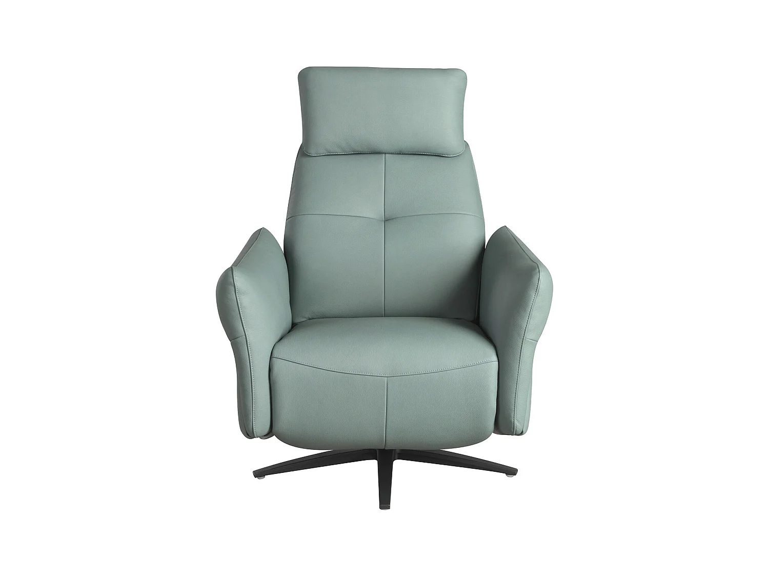 Türkisgrüner Lederdrehsessel Relax 5174 ANGEL CERDA