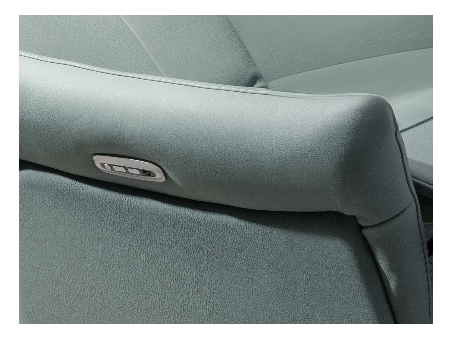 Türkisgrüner Lederdrehsessel Relax 5174 ANGEL CERDA